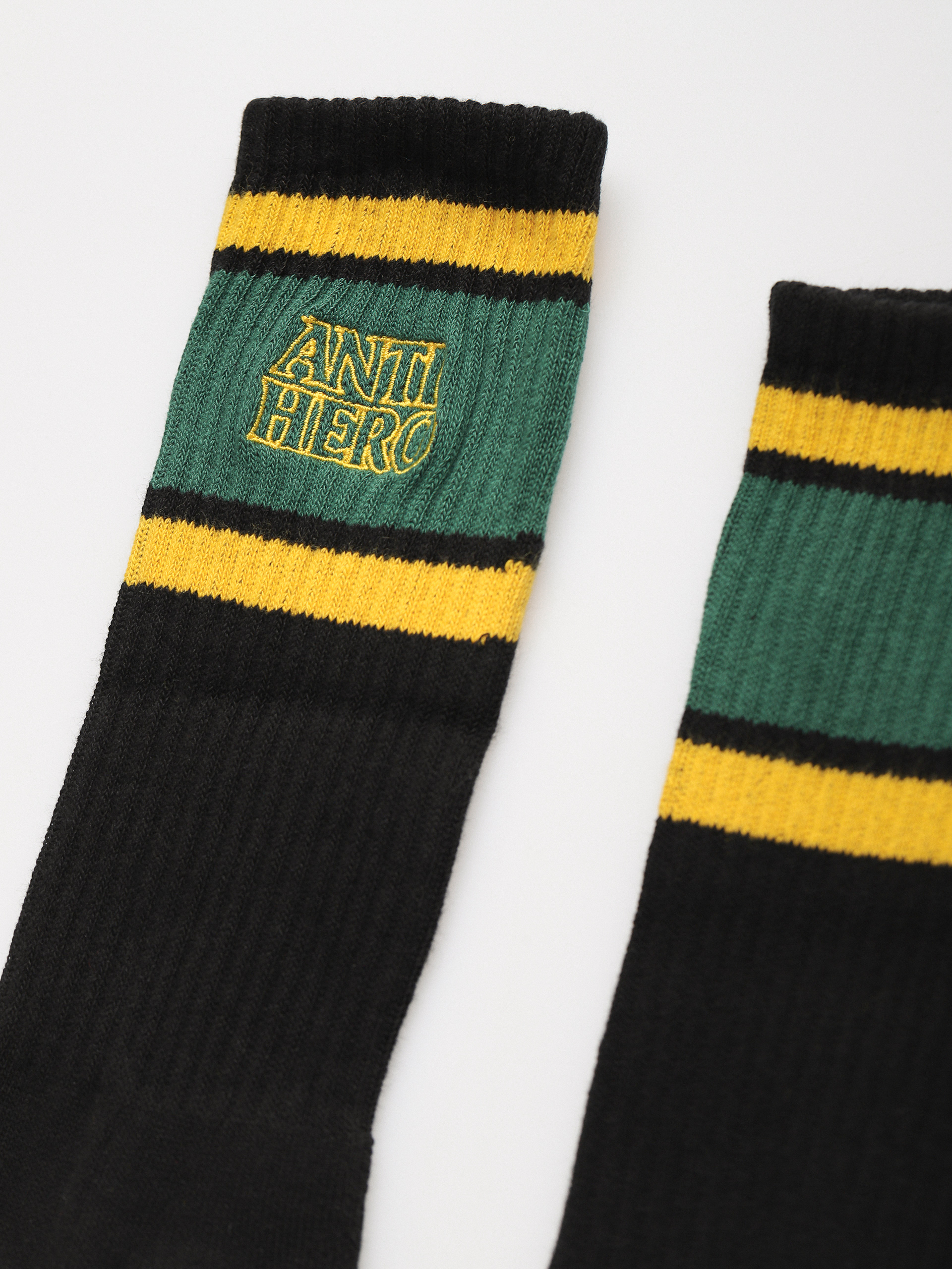 Antihero Blkhero Outlne Zokni (black/dark green)