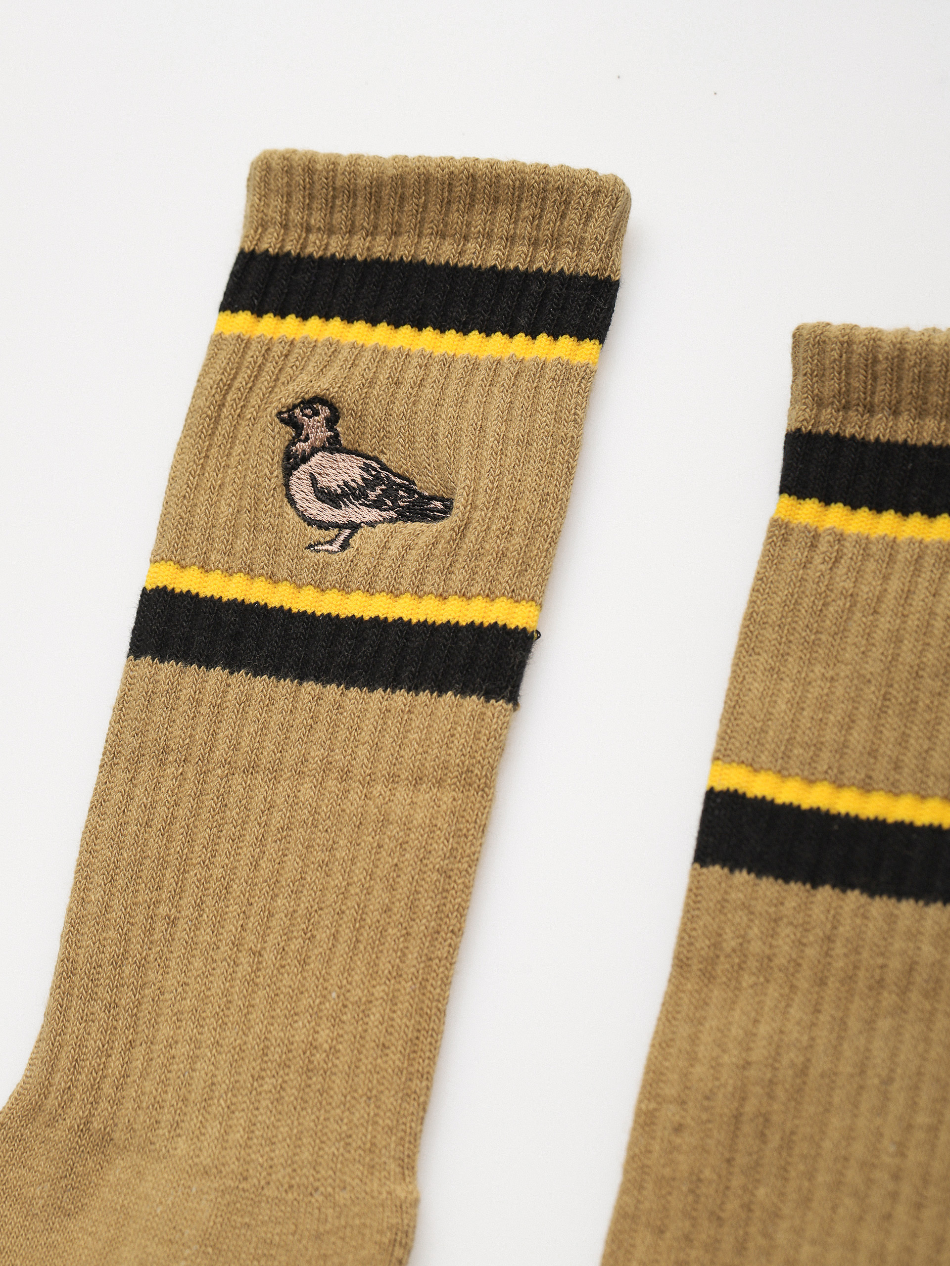 Antihero Basic Pigeon Emb Zokni (light khaki)