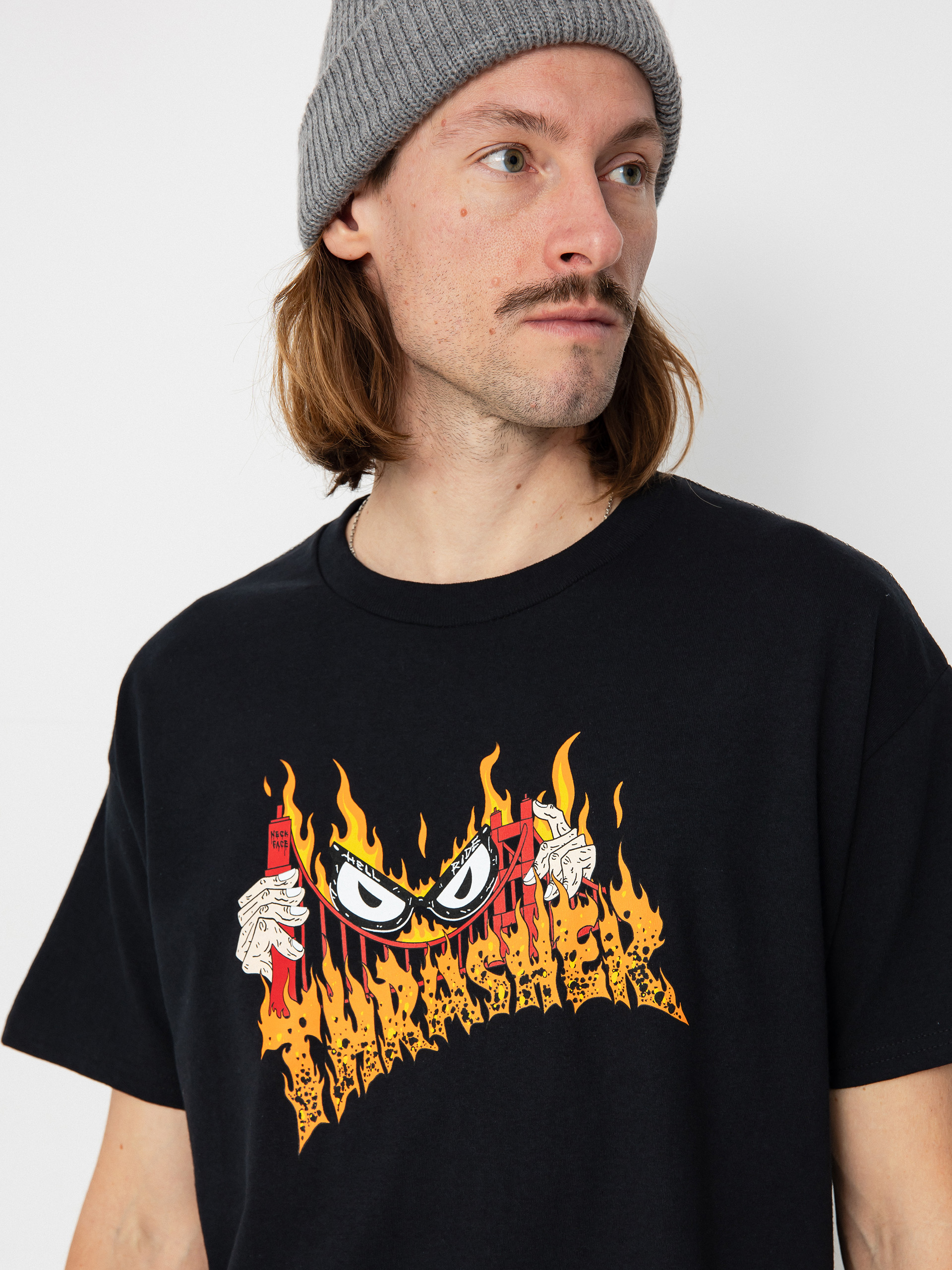 Thrasher Sucka Free By Neckface Póló (black)