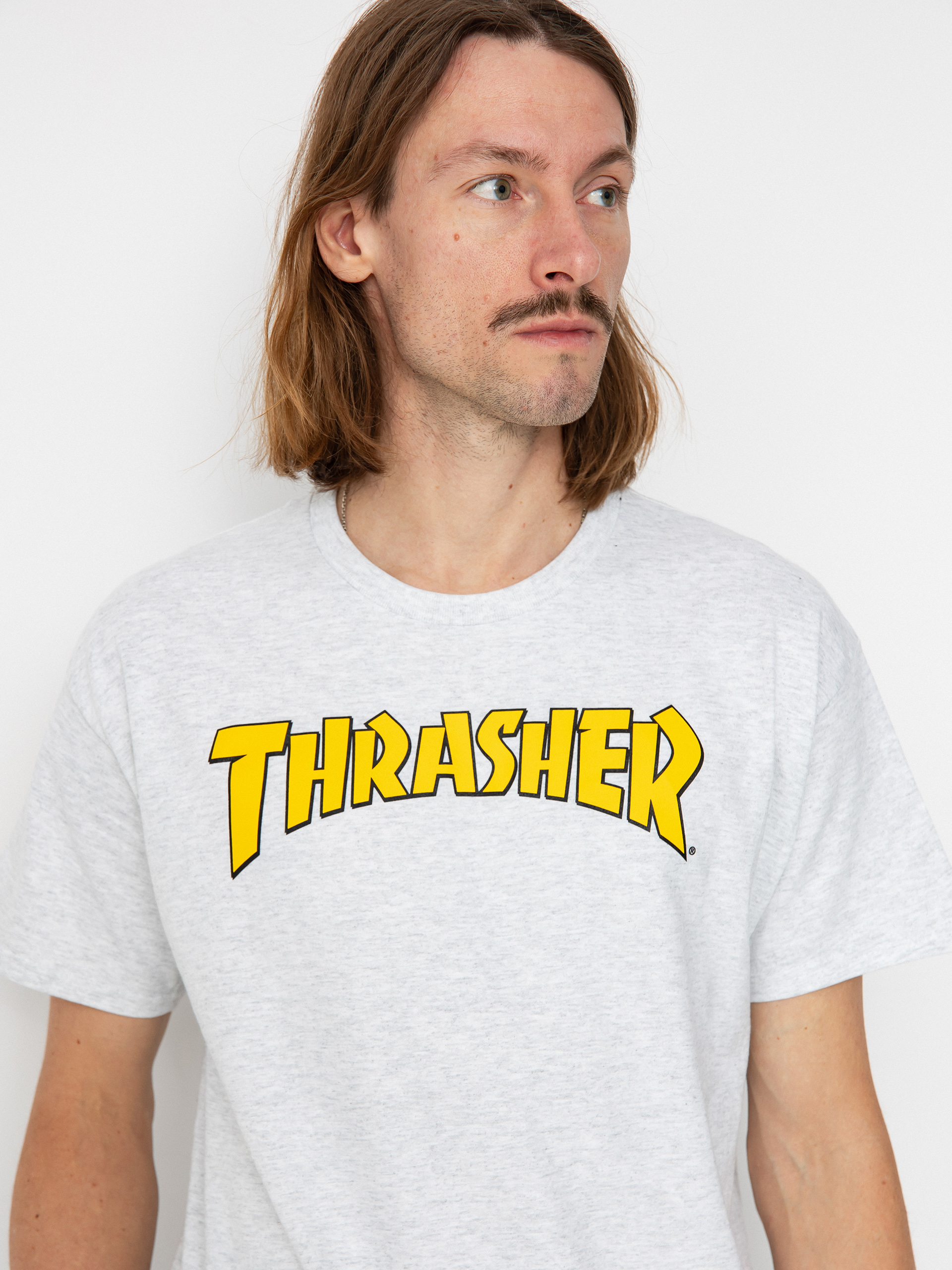 Thrasher Cover Logo Póló (ash grey)