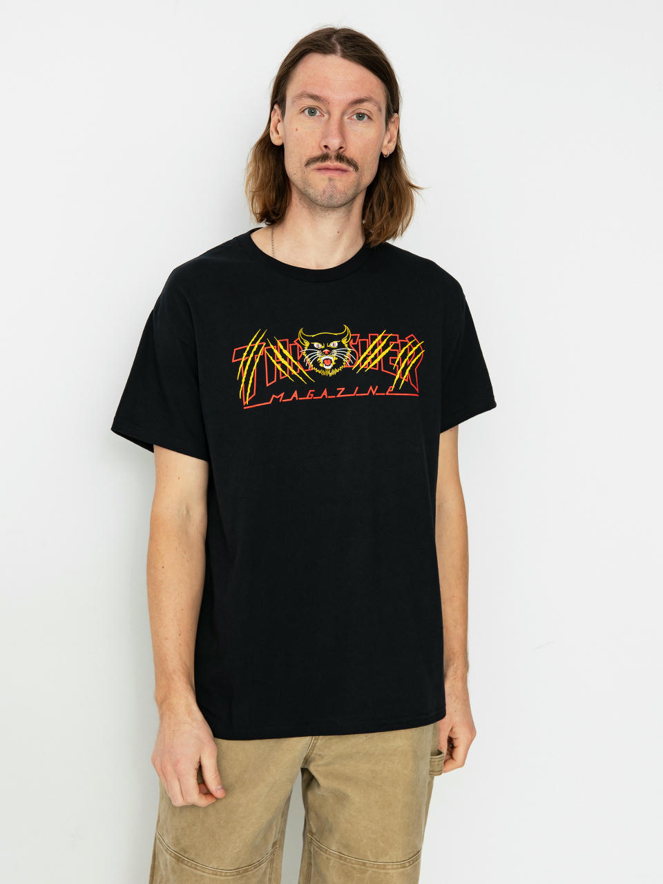 Thrasher Gato Póló (black)