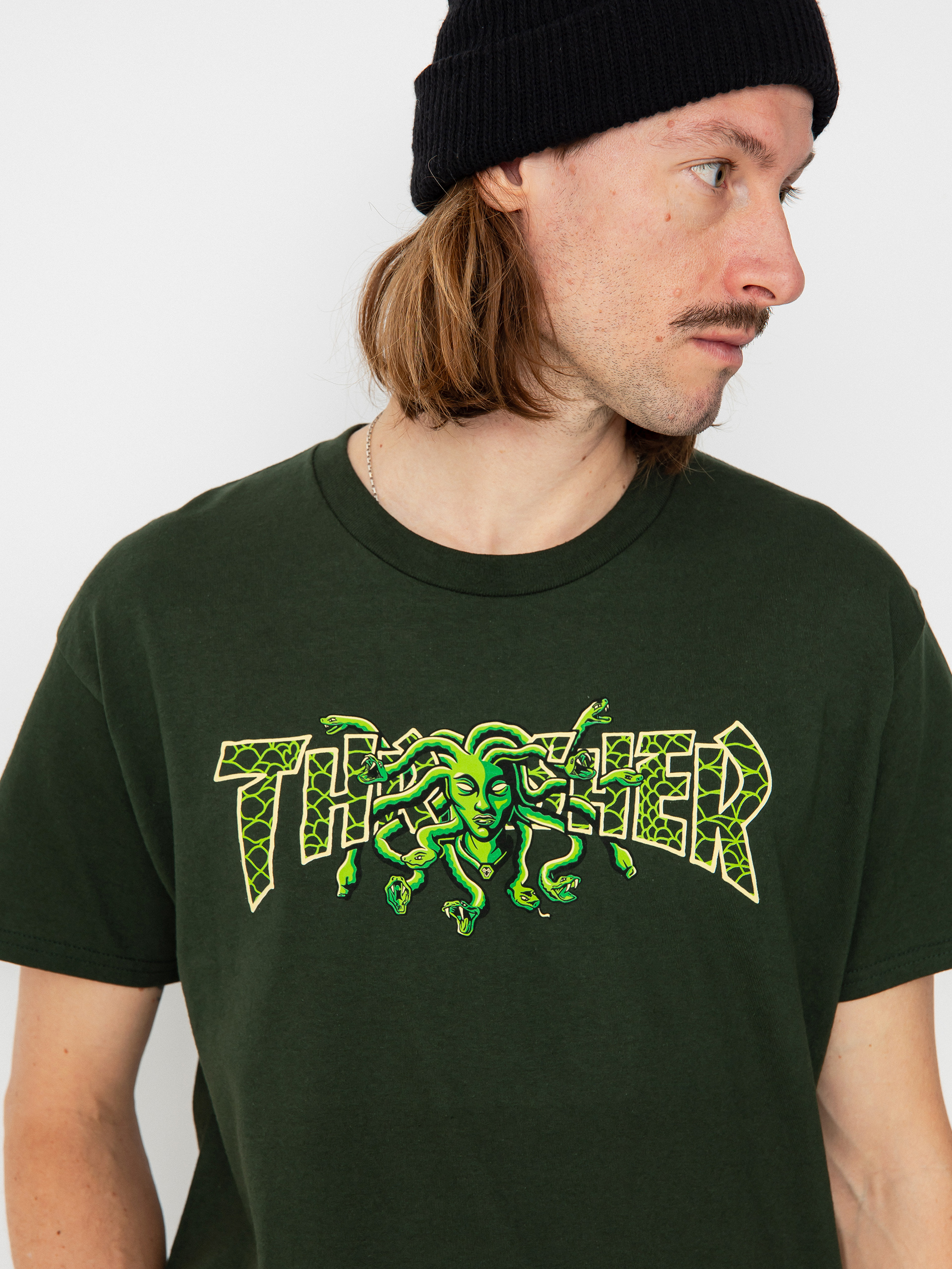 Thrasher Medusa Póló (forest green)
