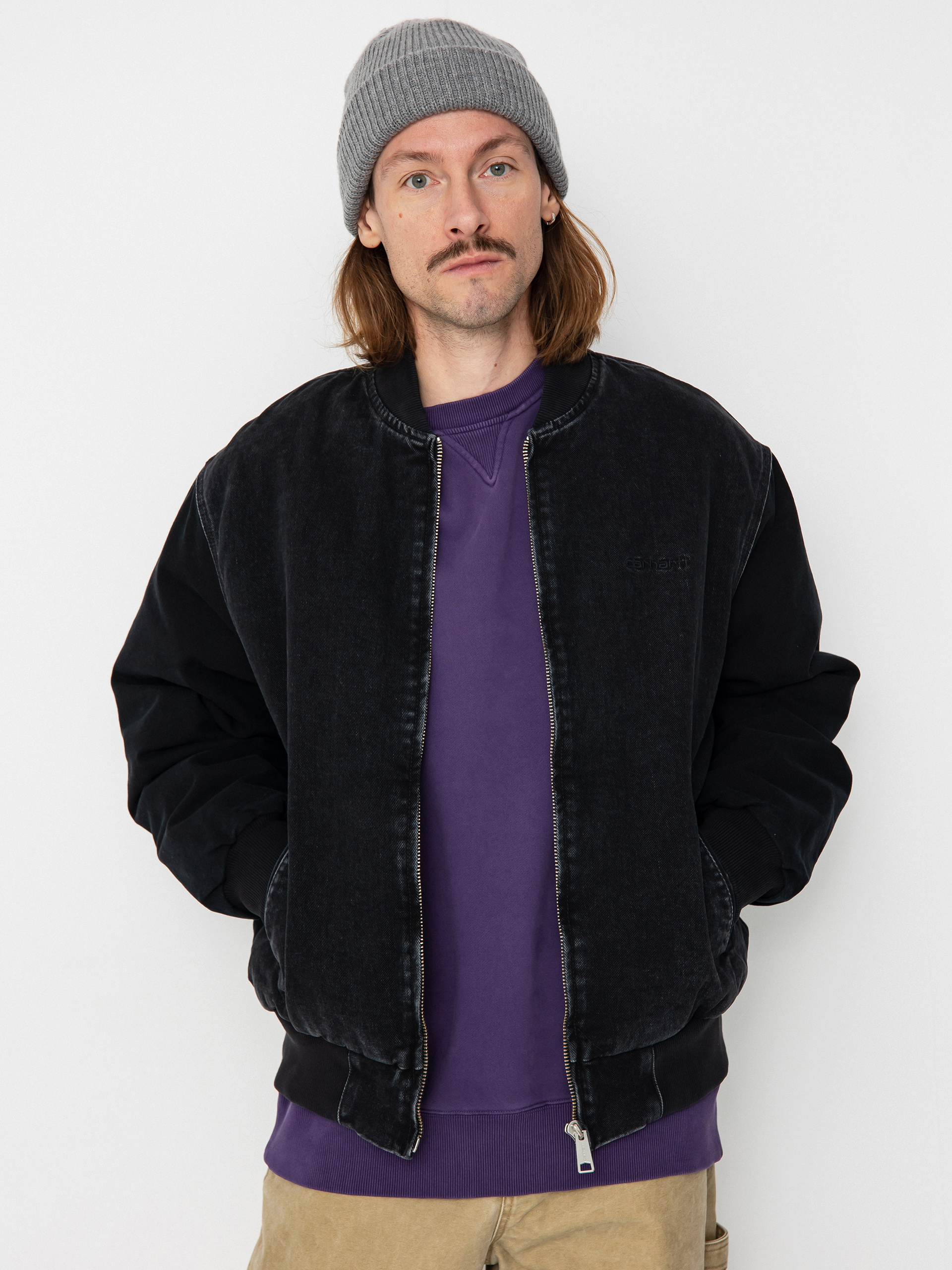 Carhartt WIP Paxon Bomber Dzseki (black/black)