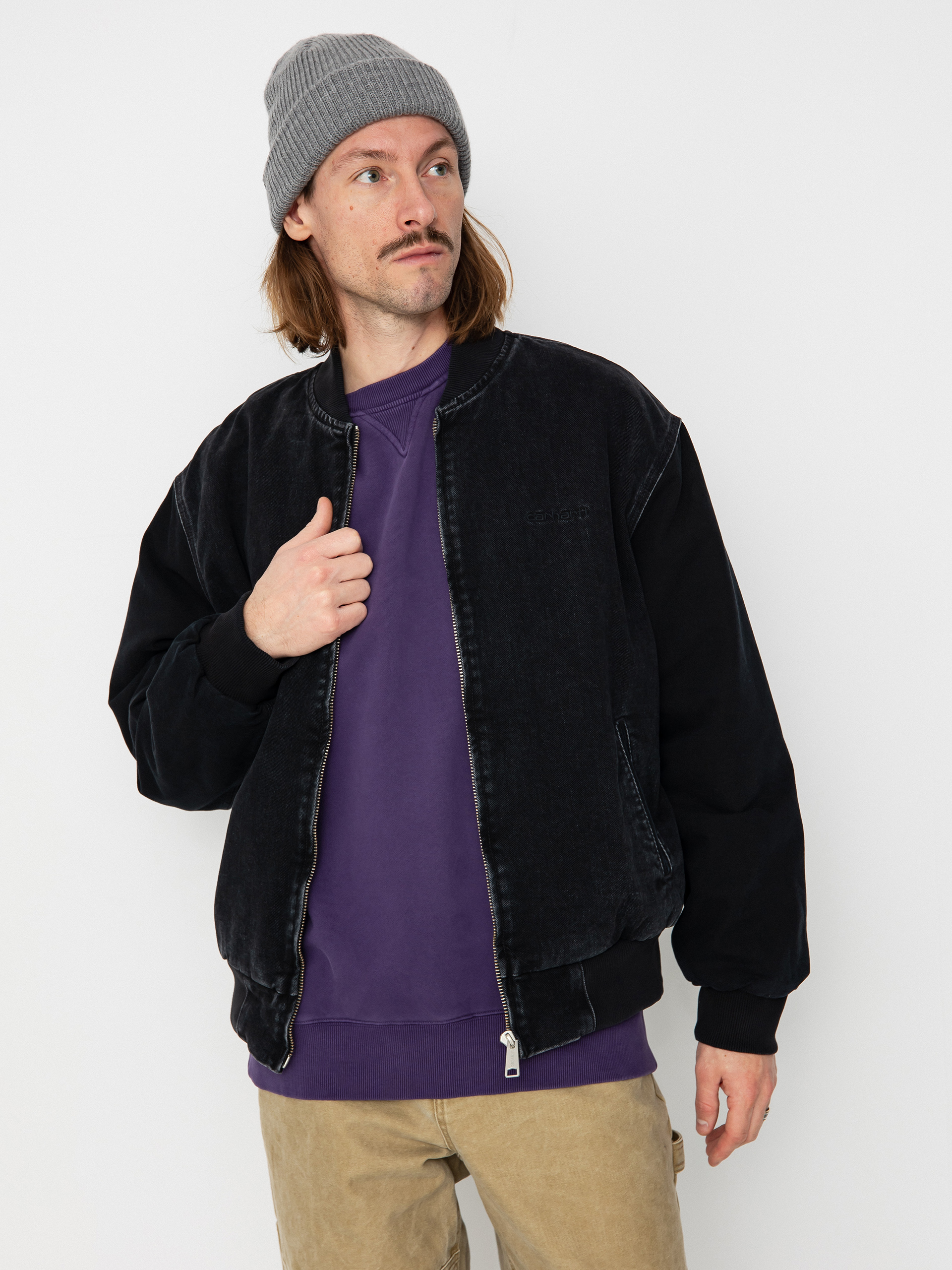 Carhartt WIP Paxon Bomber Dzseki (black/black)