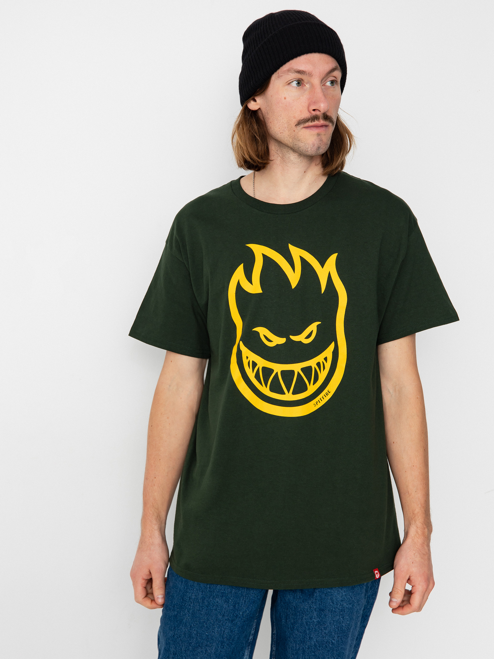 Spitfire Bighead Póló (forest green/gold)