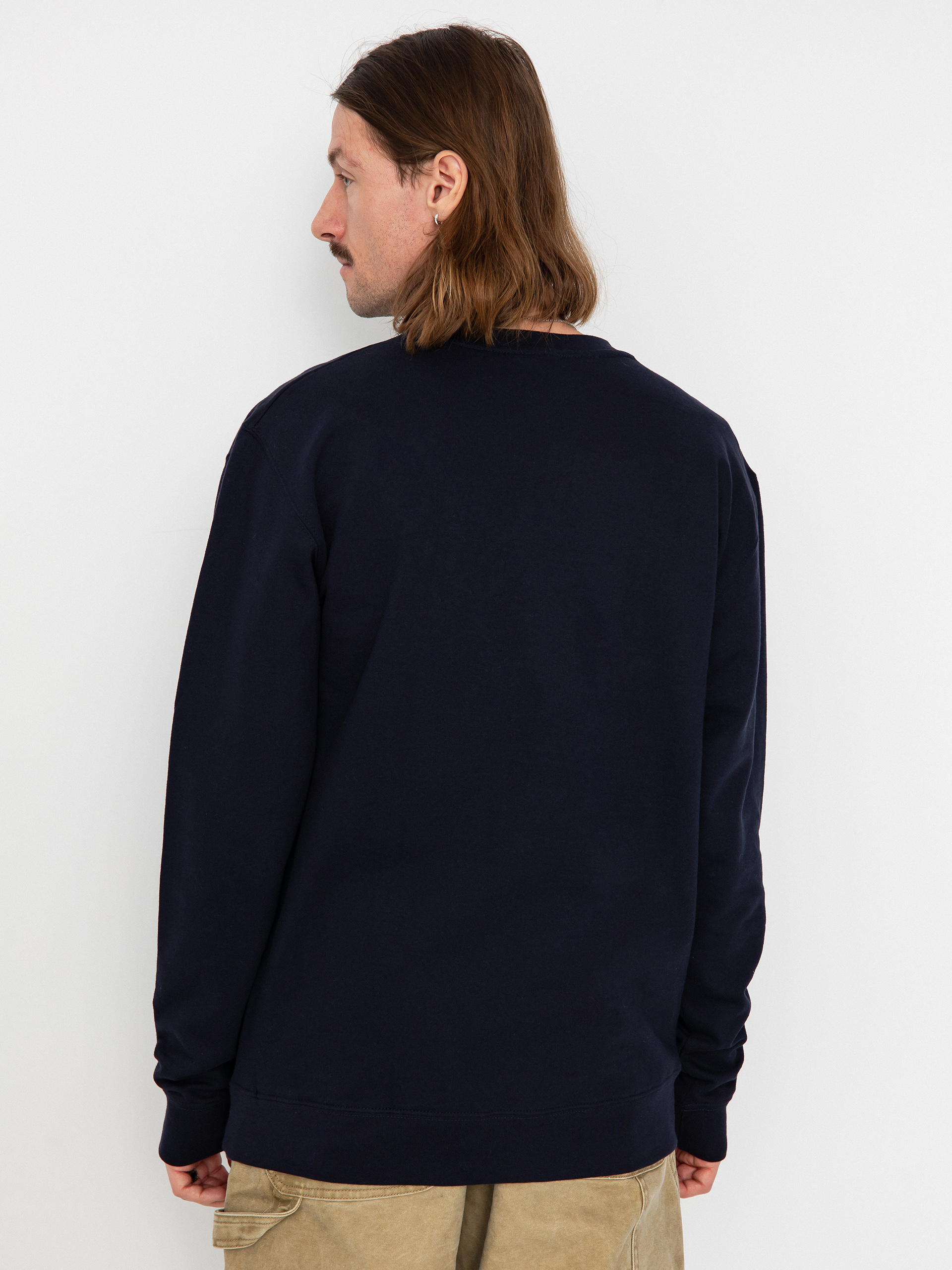 Spitfire Cr Lil Bghd Fill Cls Pulóver (navy)