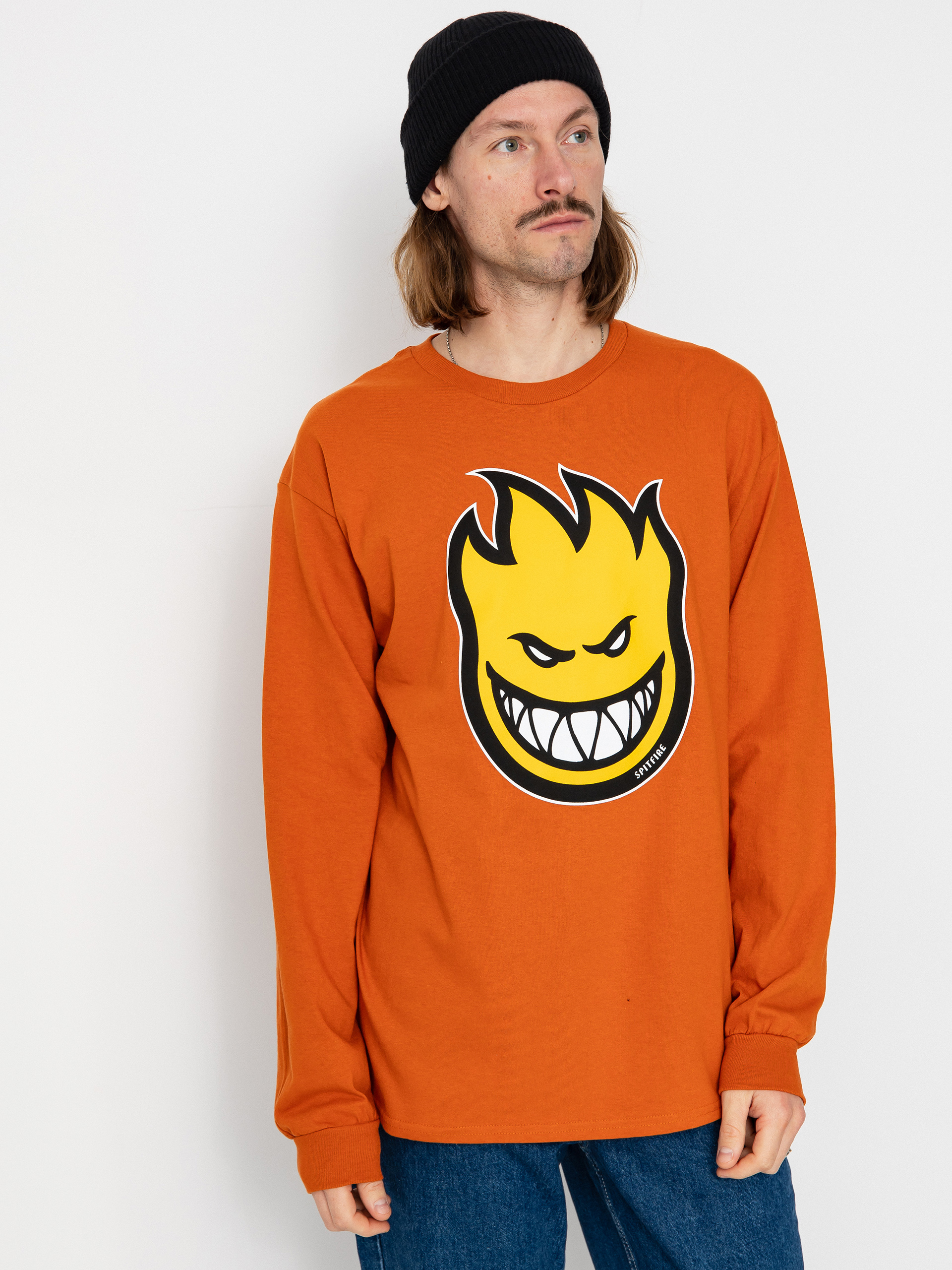 Spitfire Big Head Fill T Hosszú ujjú felső (orange/gold)
