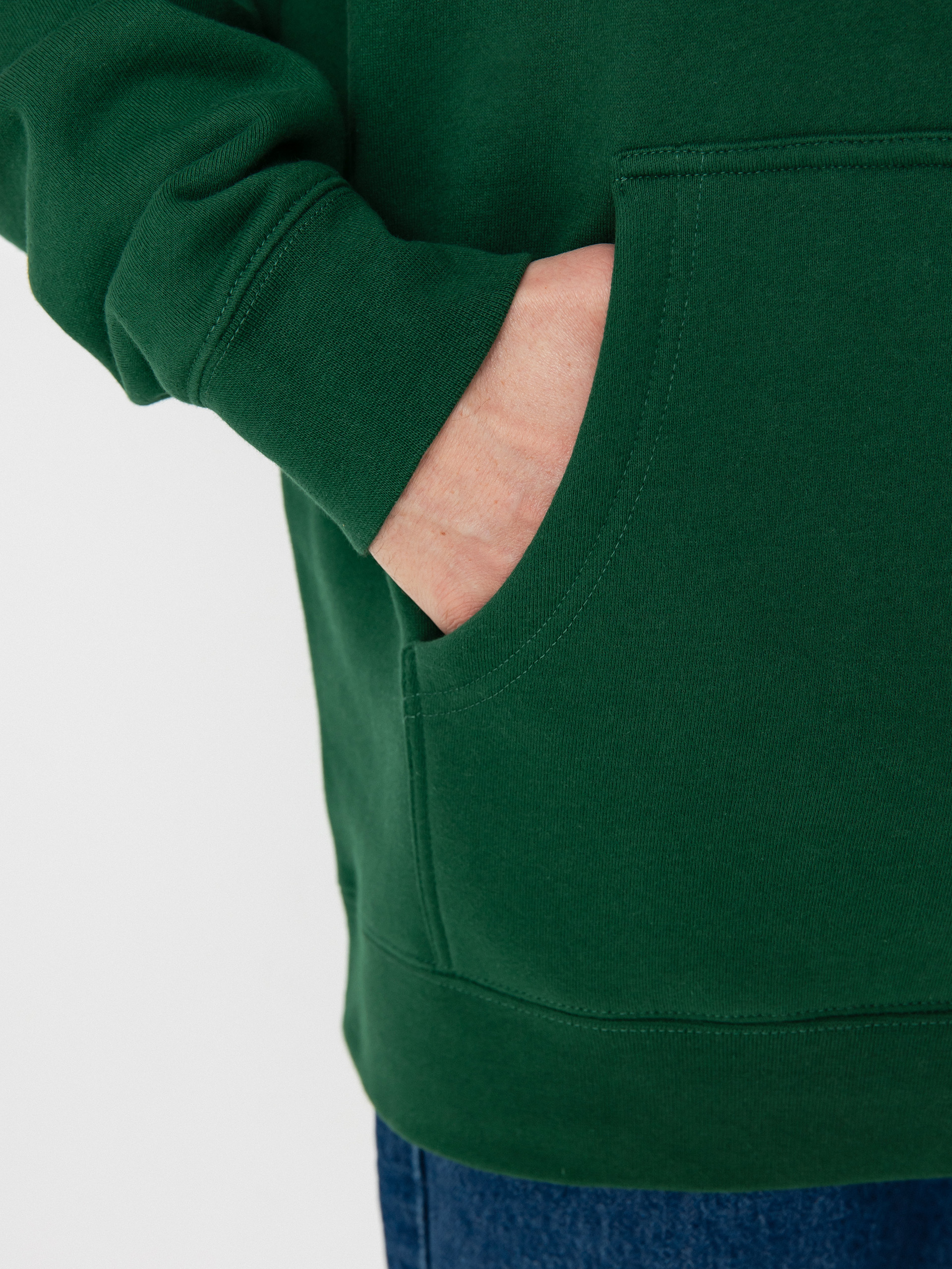 Real Oval HD Kapucnis pulóver (dark green/black/white)