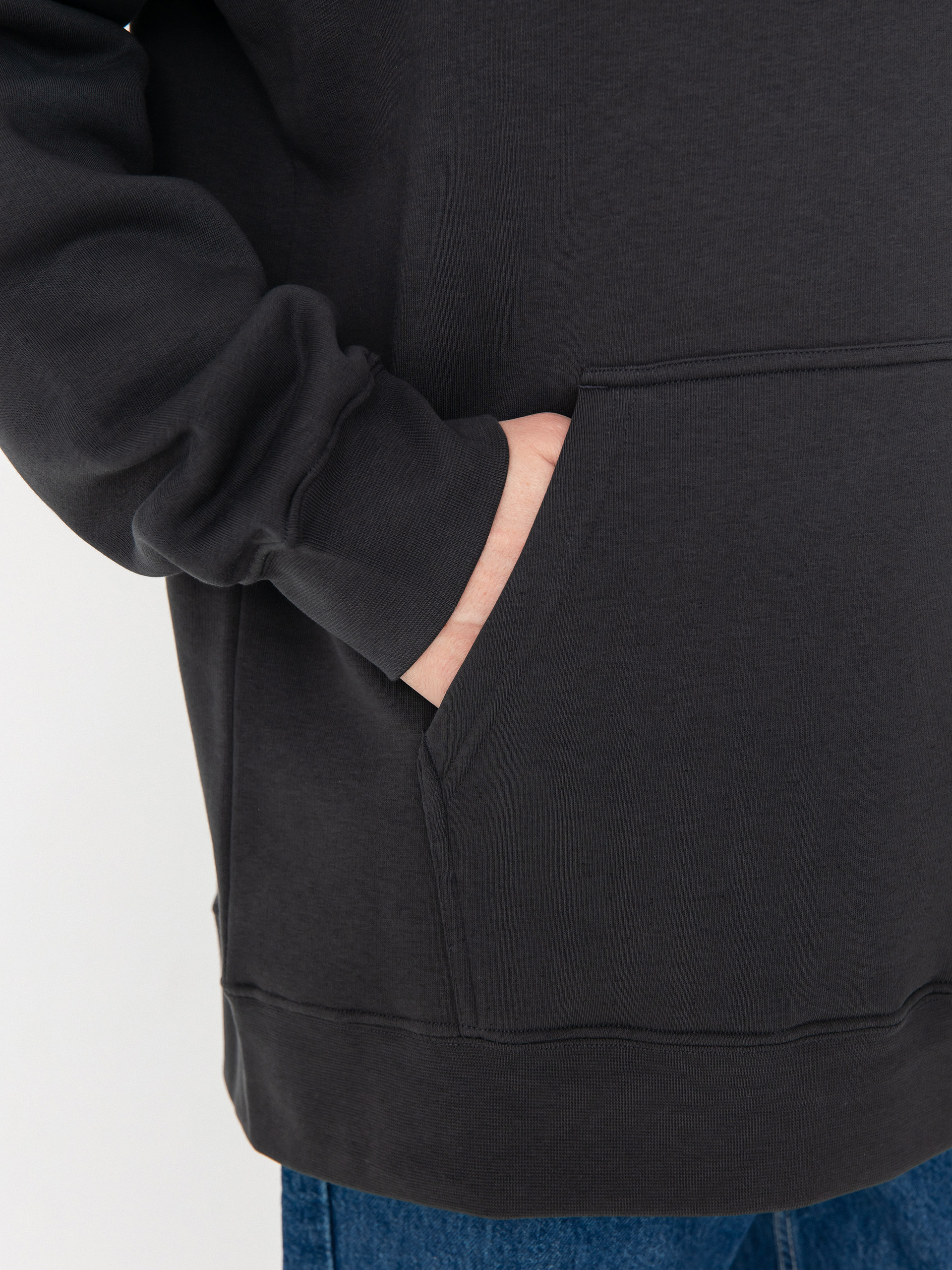 Kapucnis pulóver Burton Mountain HD (true black)