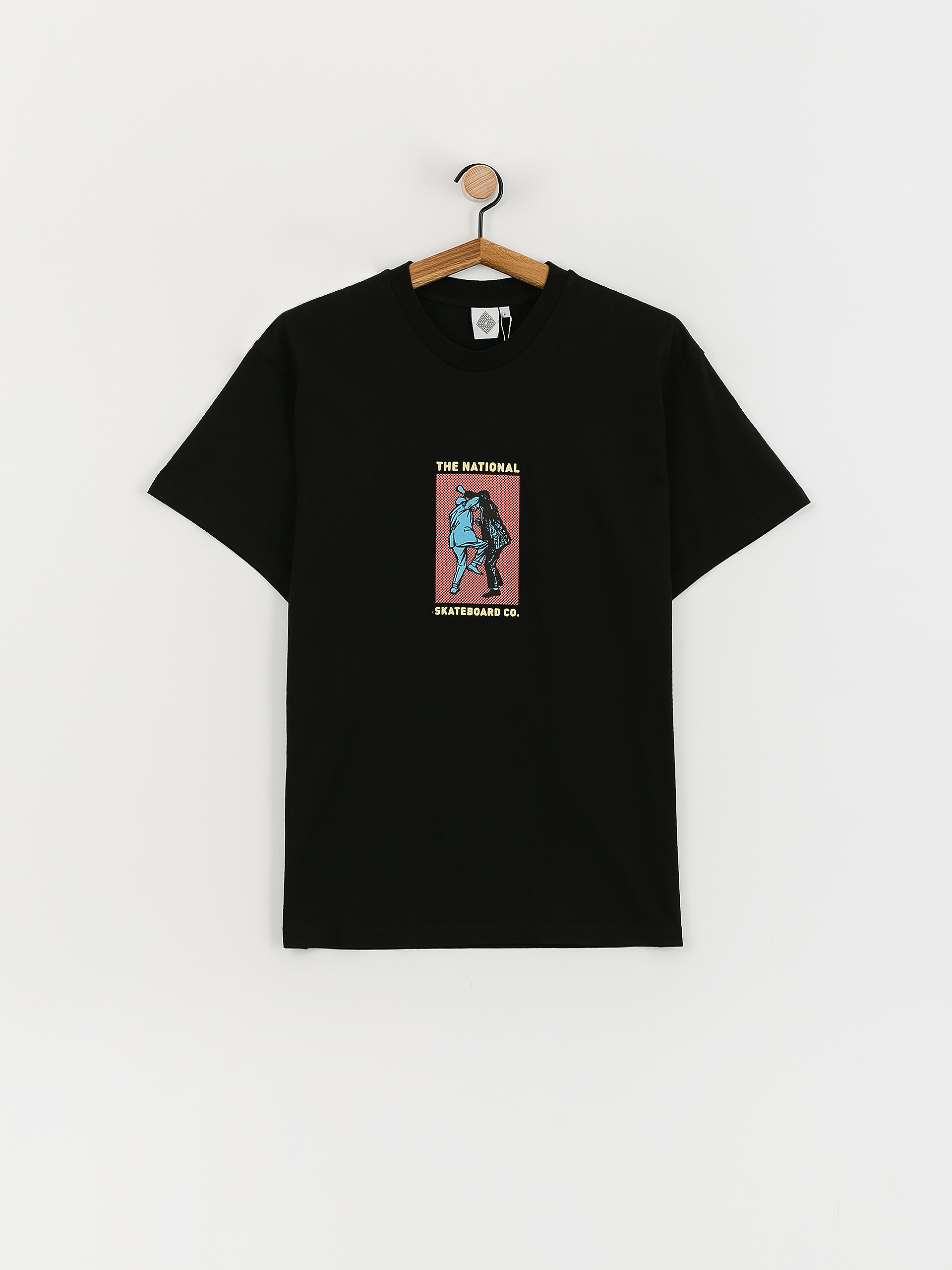 The National Skateboard Co Office Politics Prizefight Póló (black)