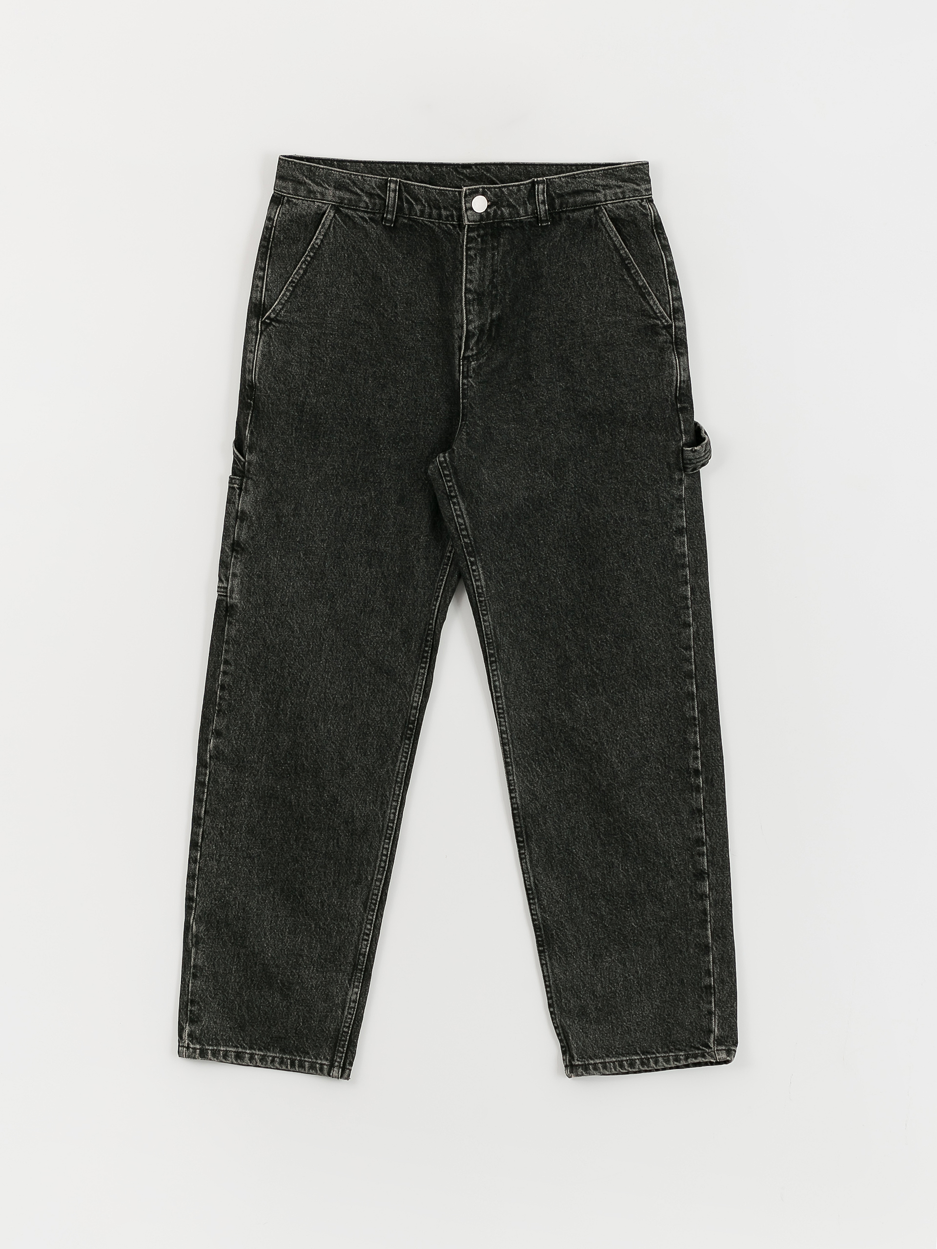 The National Skateboard Co Boreray Carpenter Jeans Kisnadrág (washed black)