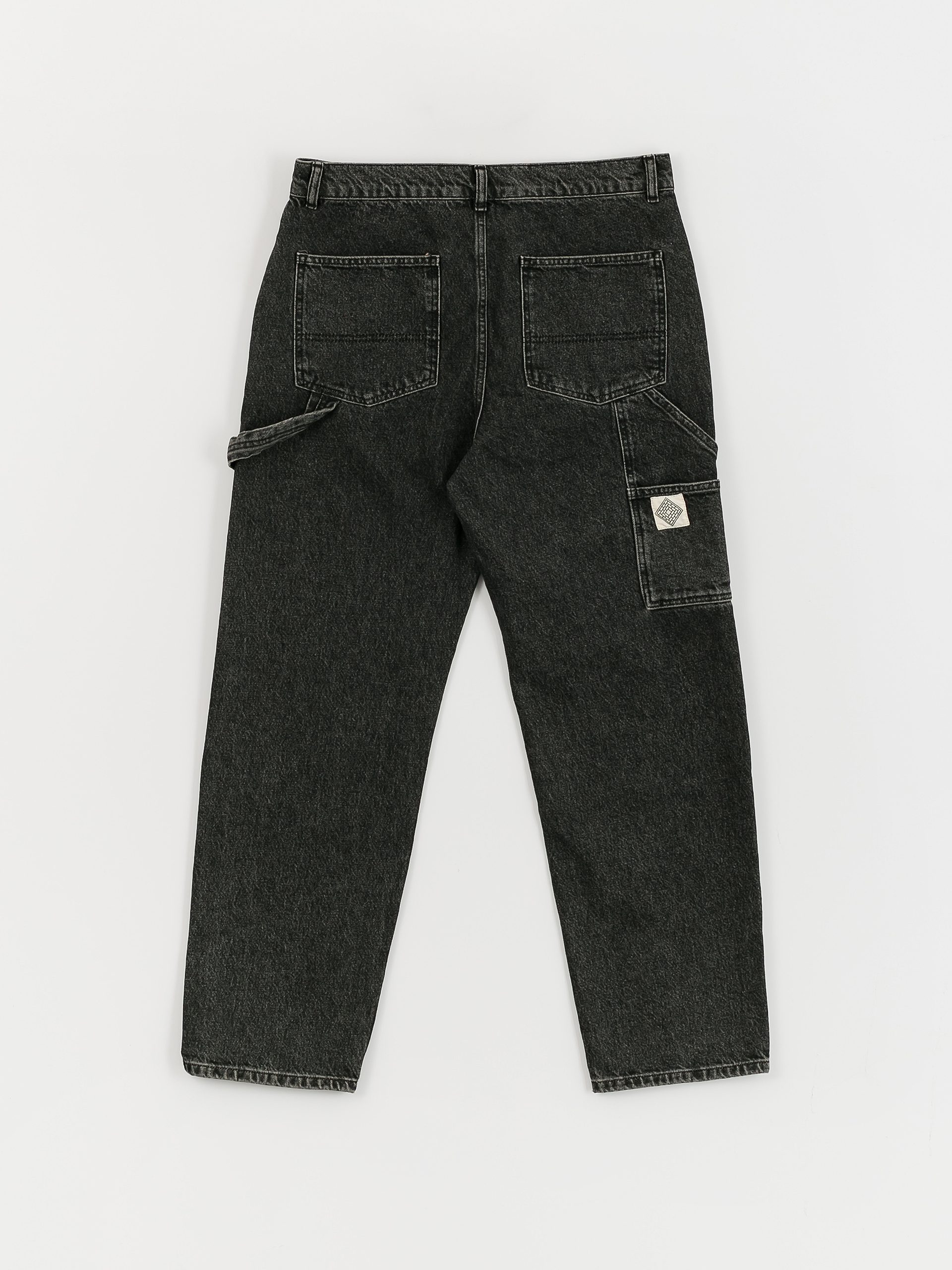 The National Skateboard Co Boreray Carpenter Jeans Kisnadrág (washed black)
