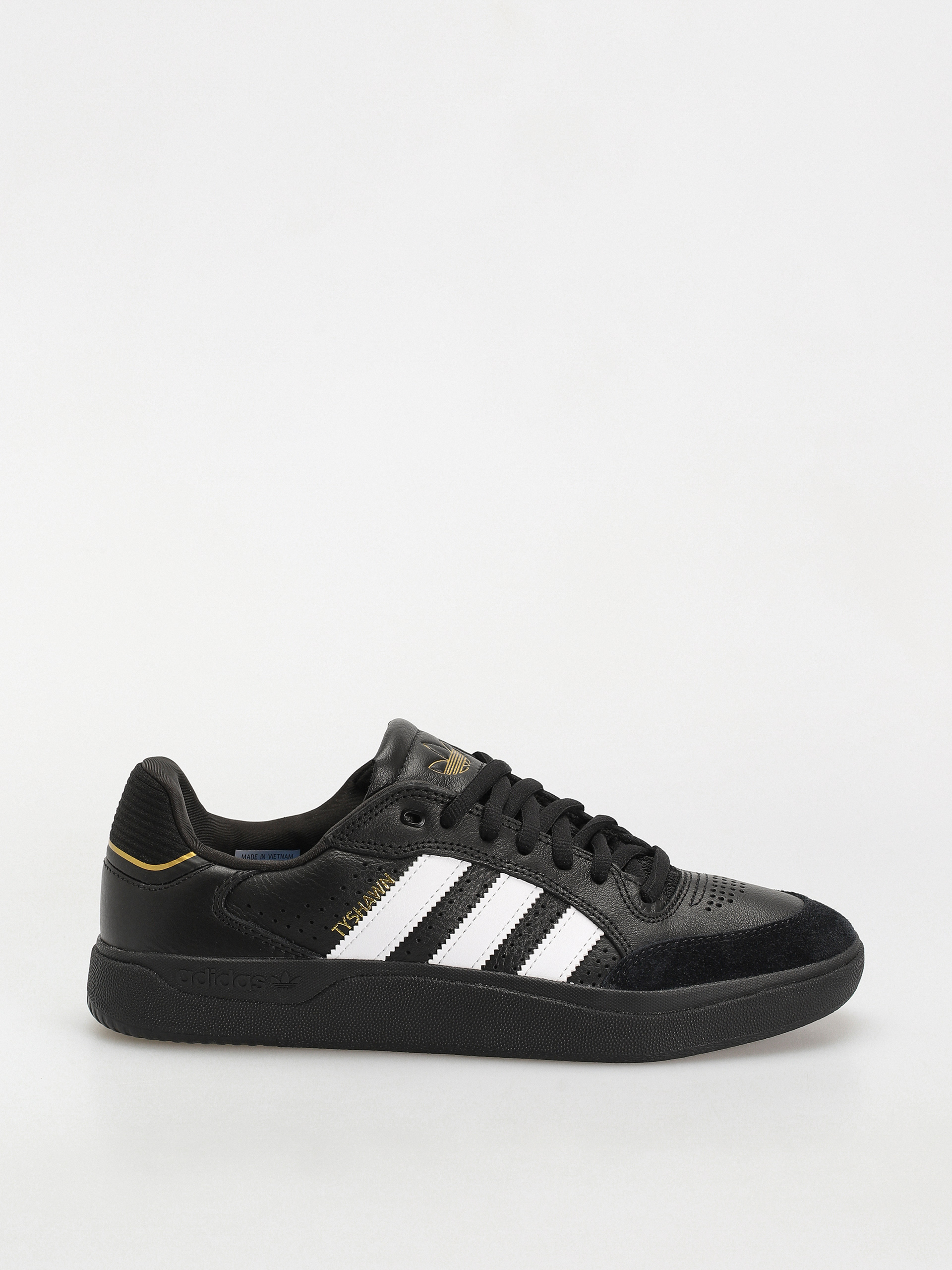 adidas Tyshawn Low Cipu0151k (cblack/ftwwht/goldmt)