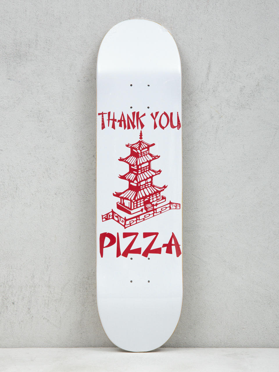 Pizza Skateboards Thank You Pizza Gördeszka lap (white/red)