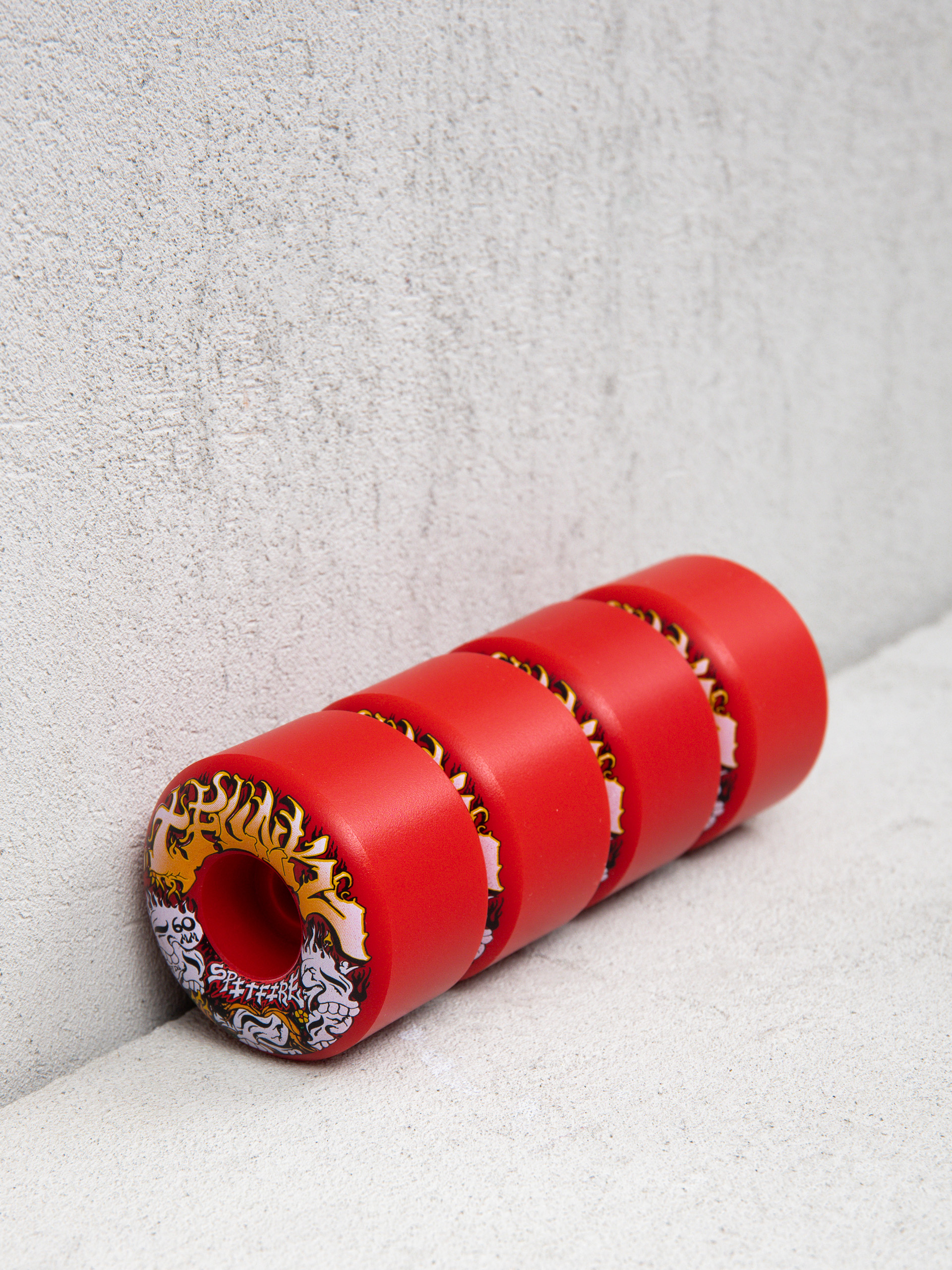 Spitfire F4 97D Savie Train Funk Radial Full Gördeszka kerék (red)