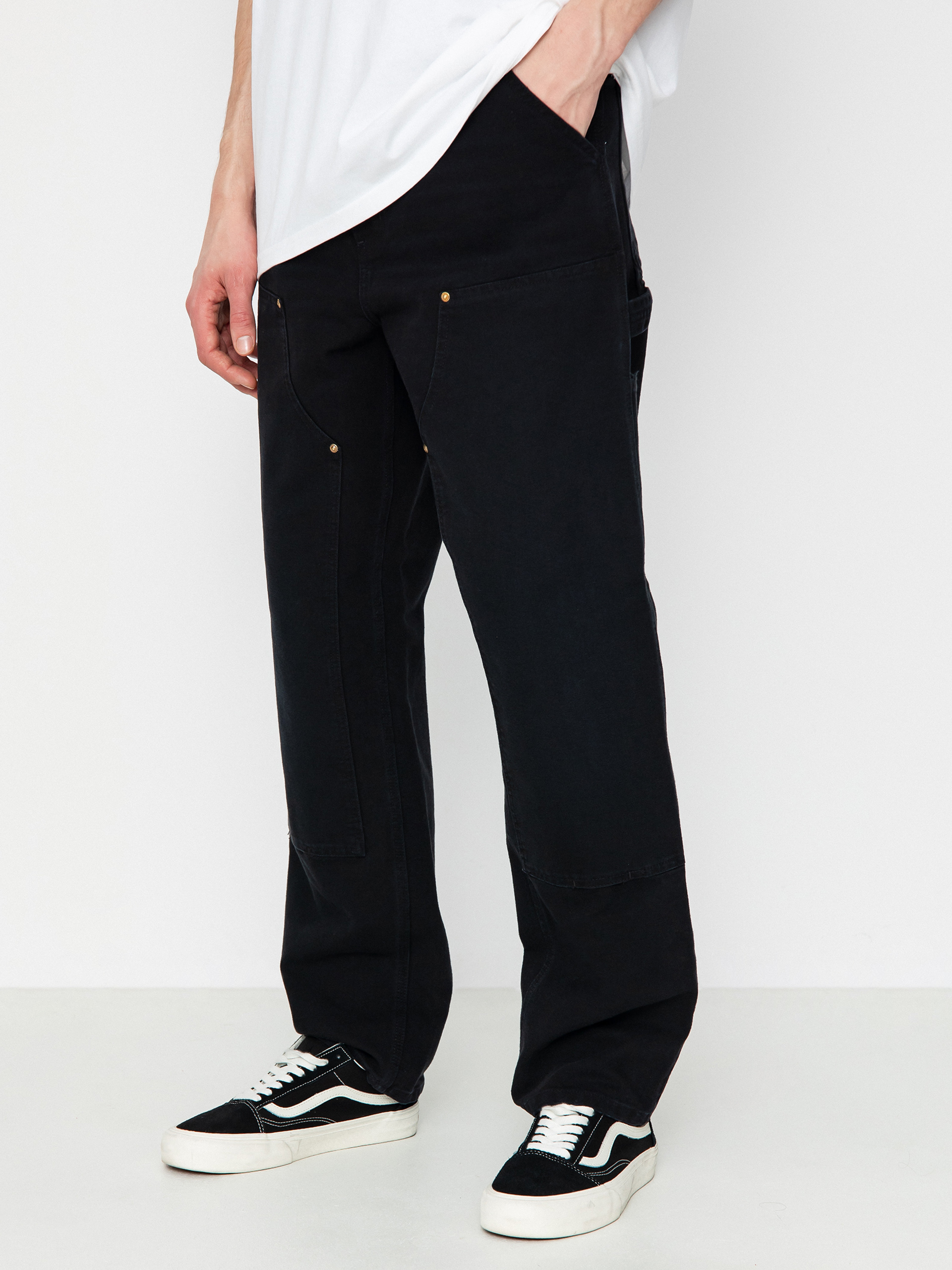 Carhartt WIP Double Knee Kisnadrág (black)