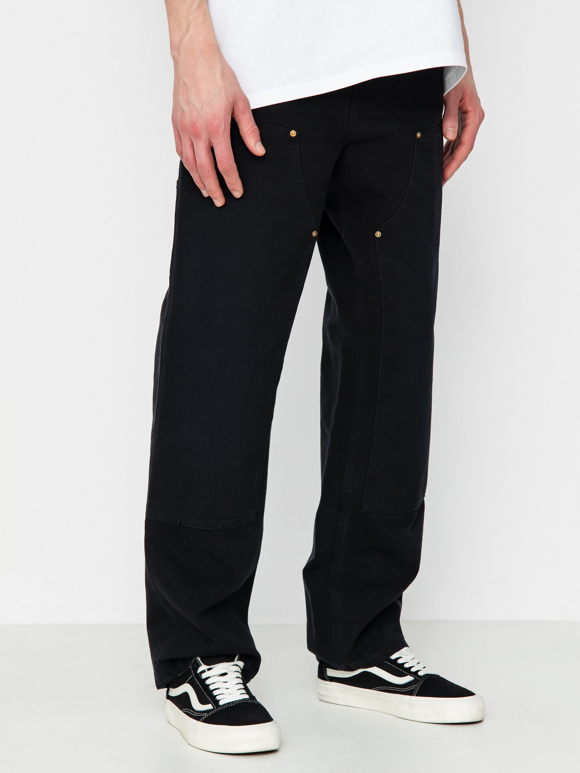 Carhartt WIP Double Knee Kisnadrág (black)