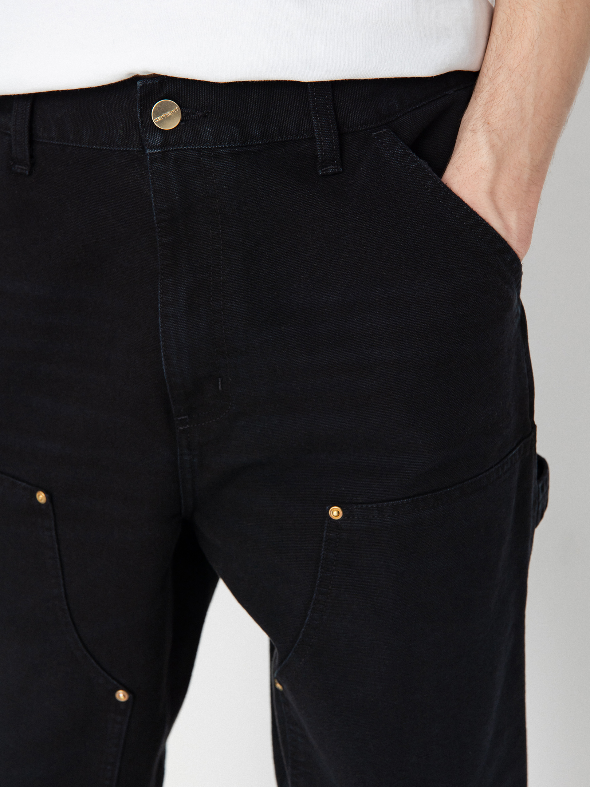 Carhartt WIP Double Knee Kisnadrág (black)