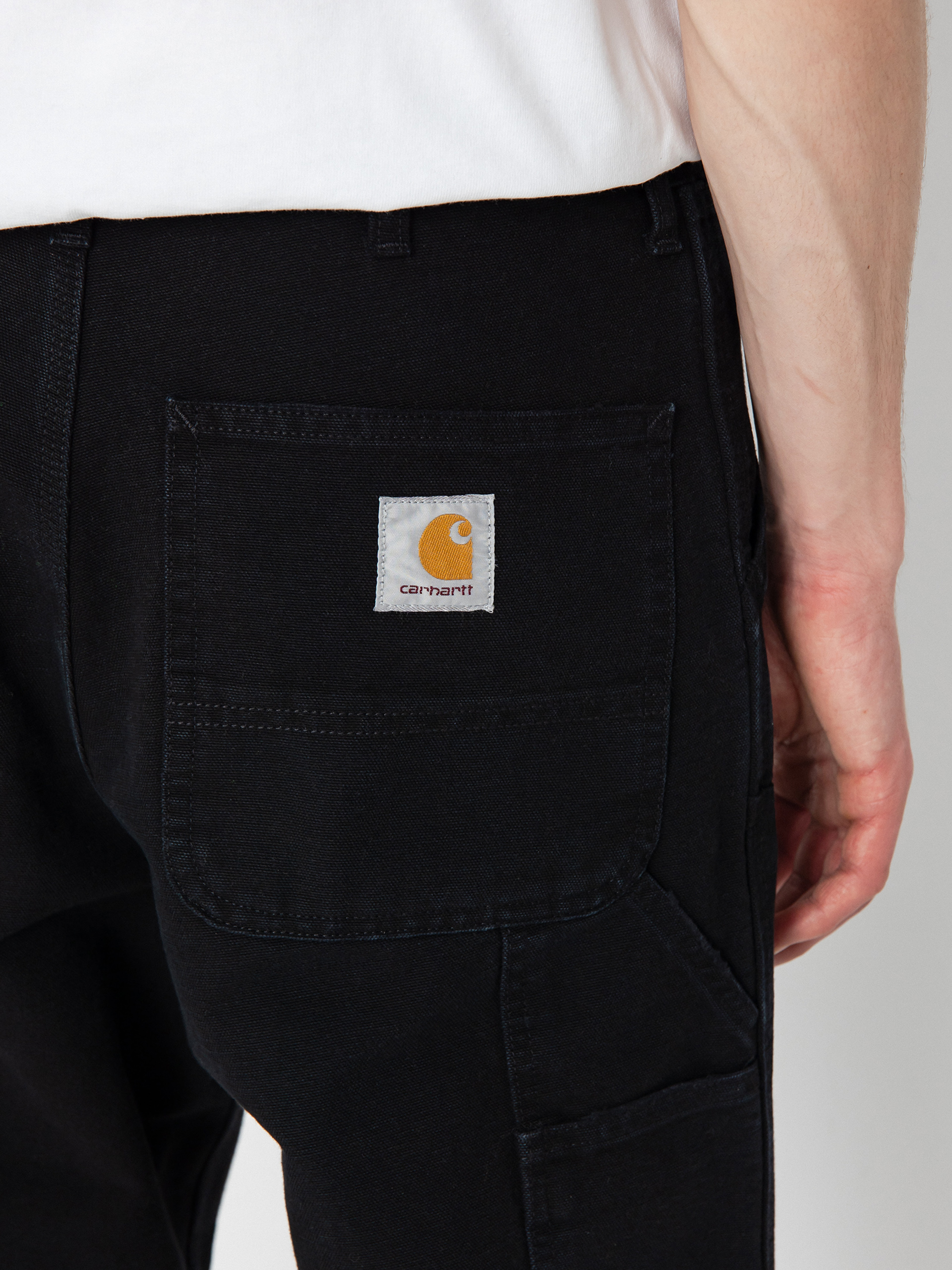 Carhartt WIP Double Knee Kisnadrág (black)