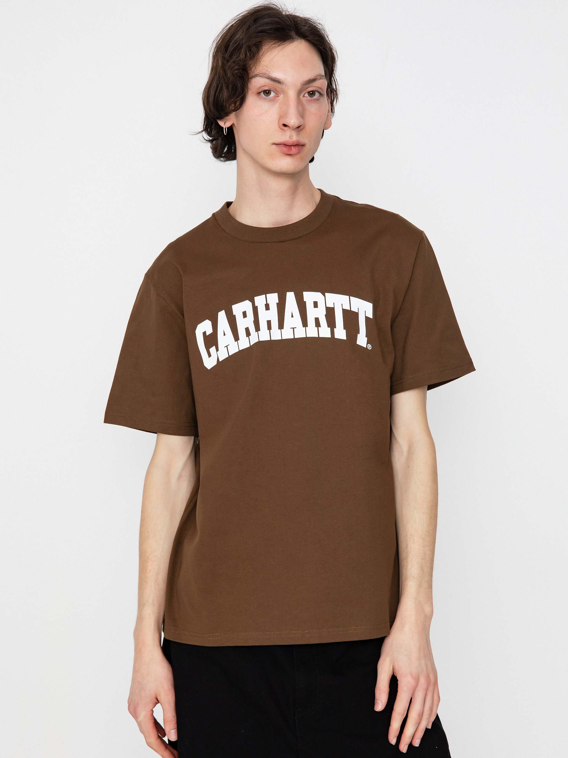 Carhartt WIP University Póló (lumber/white)