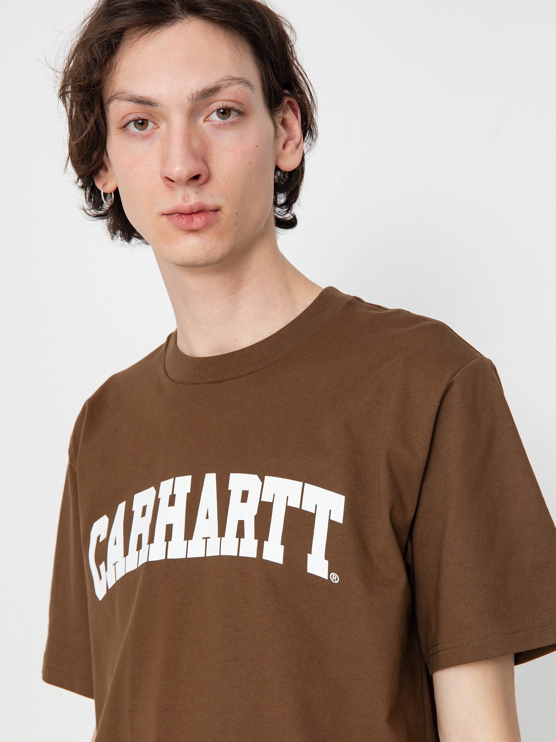Carhartt WIP University Póló (lumber/white)