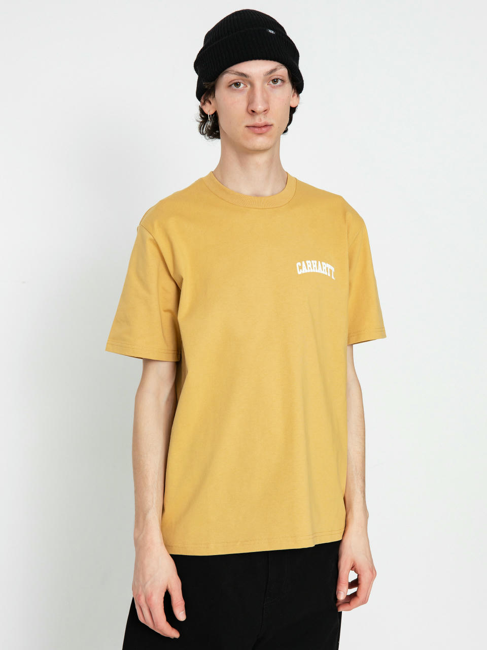 Carhartt WIP University Script Póló (bourbon/white)