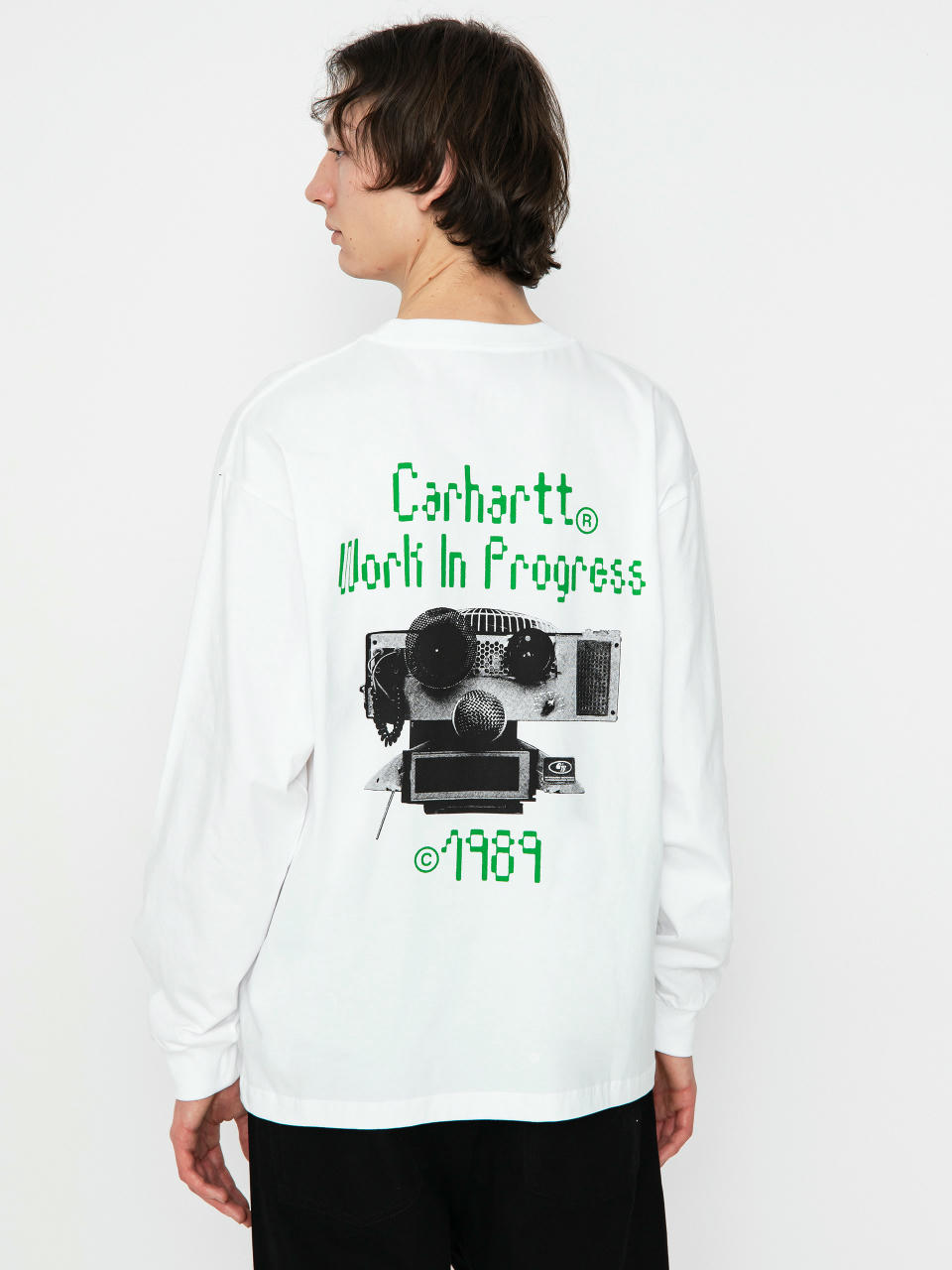 Carhartt WIP Soundface Hosszú ujjú felső (white)