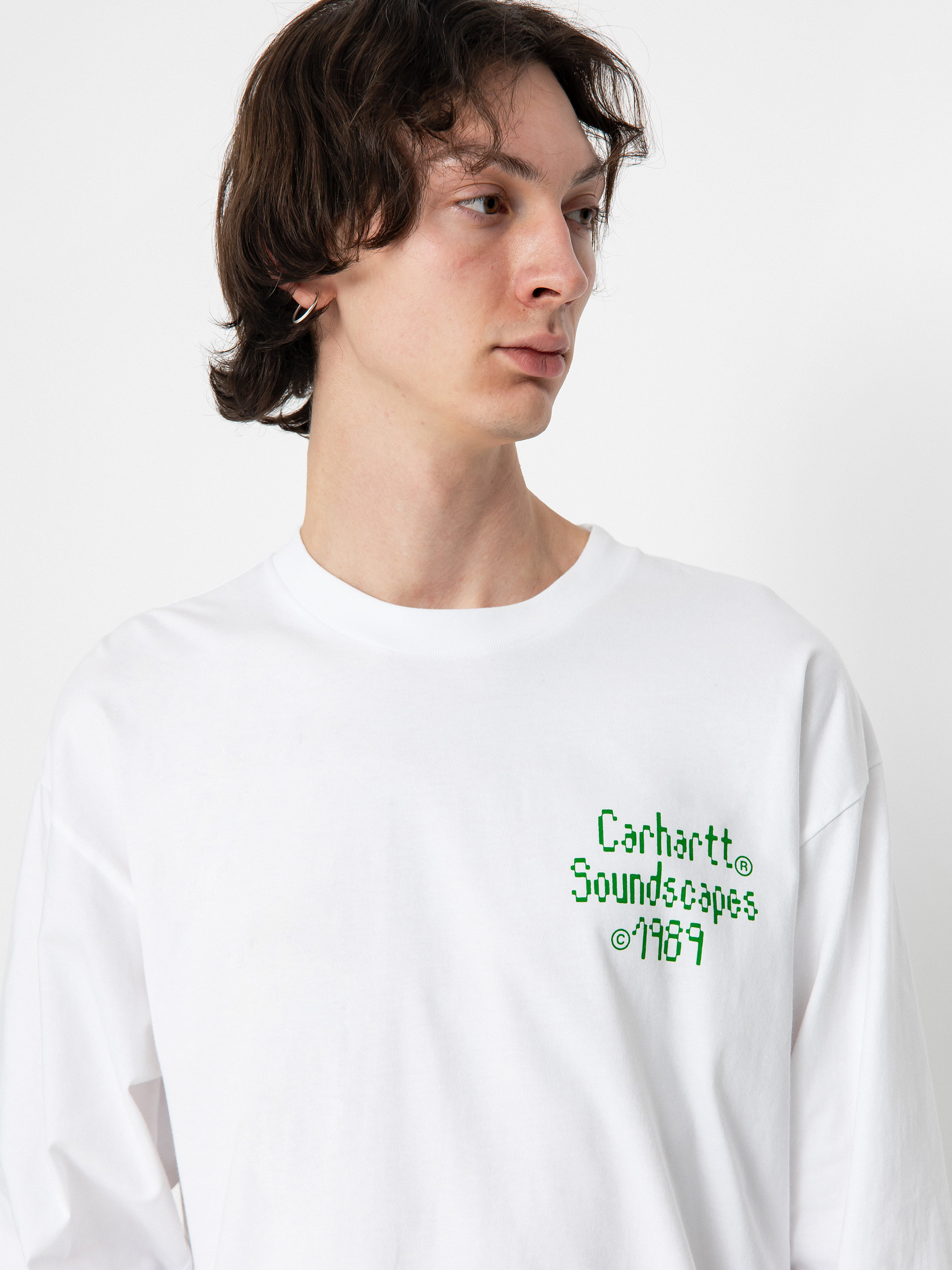 Carhartt WIP Soundface Hosszú ujjú felső (white)