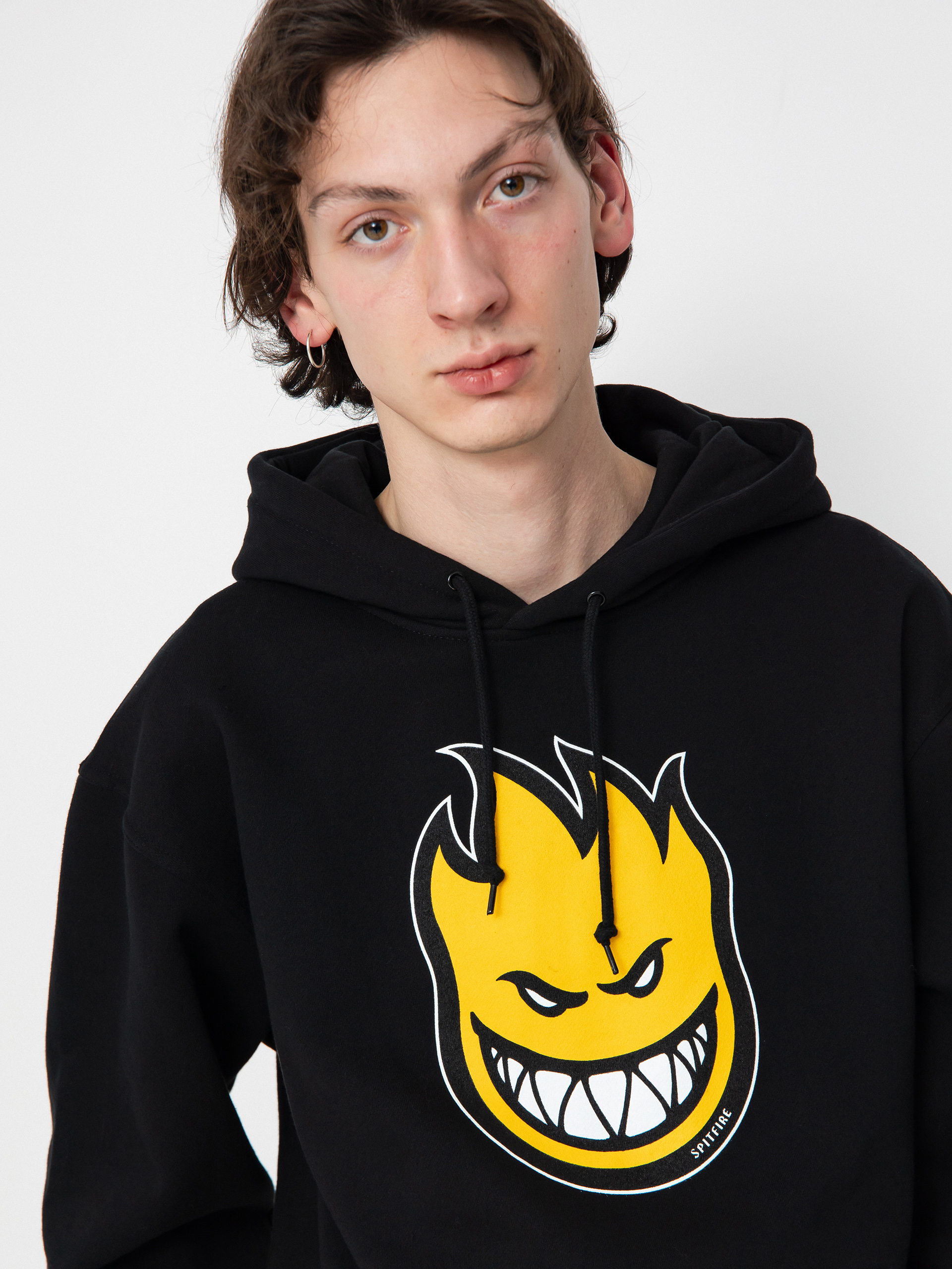 Spitfire Bighead Fill HD Kapucnis pulóver (black/gold)