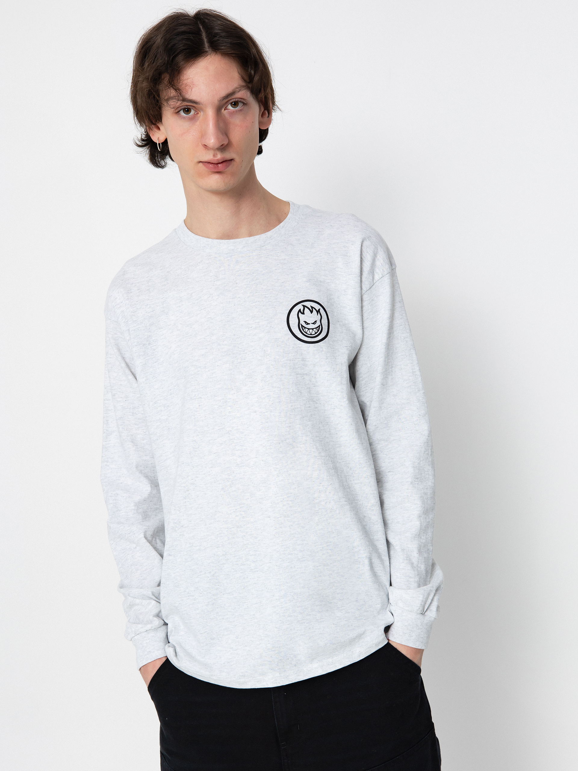 Spitfire Swrld Cls Hosszú ujjú felső (ash/black)