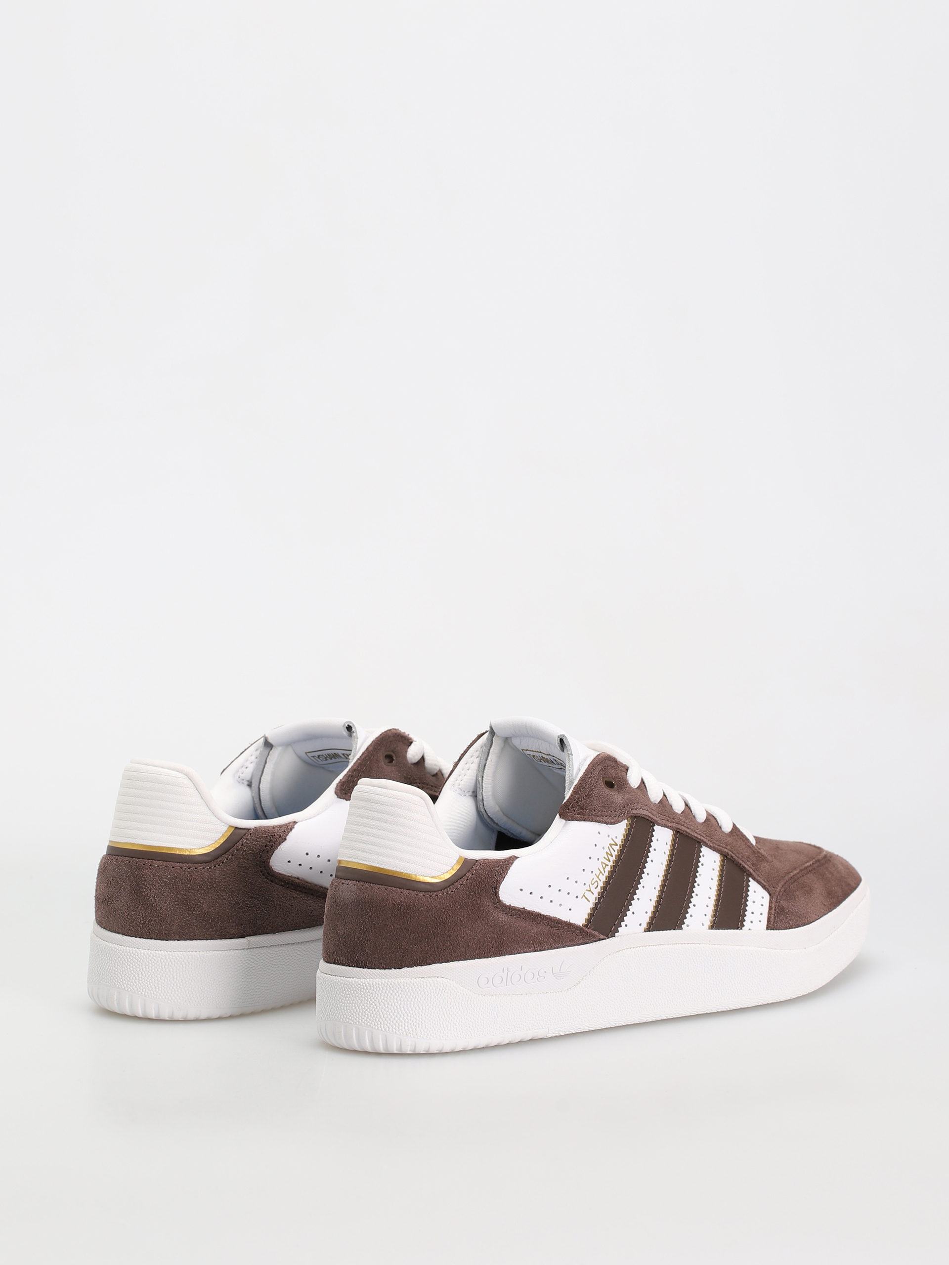 adidas Tyshawn Low Cipők (brown/ftwwht/goldmt)