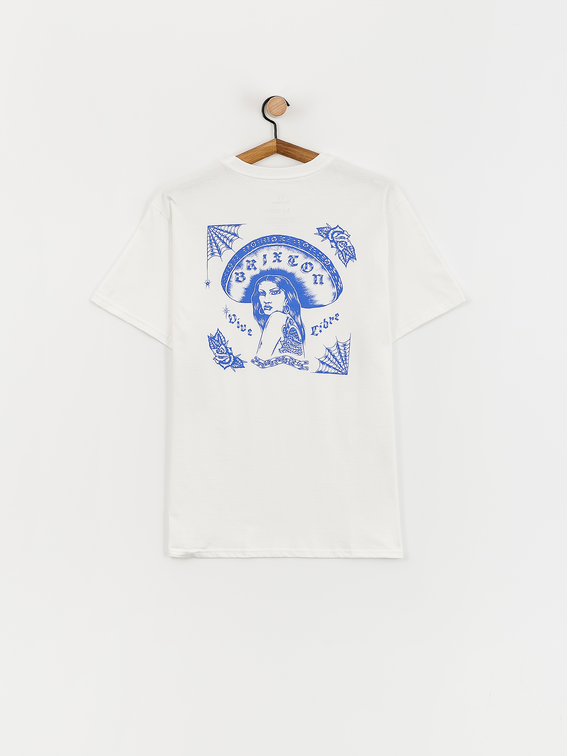 Brixton Vive Libre Stt Póló (white)