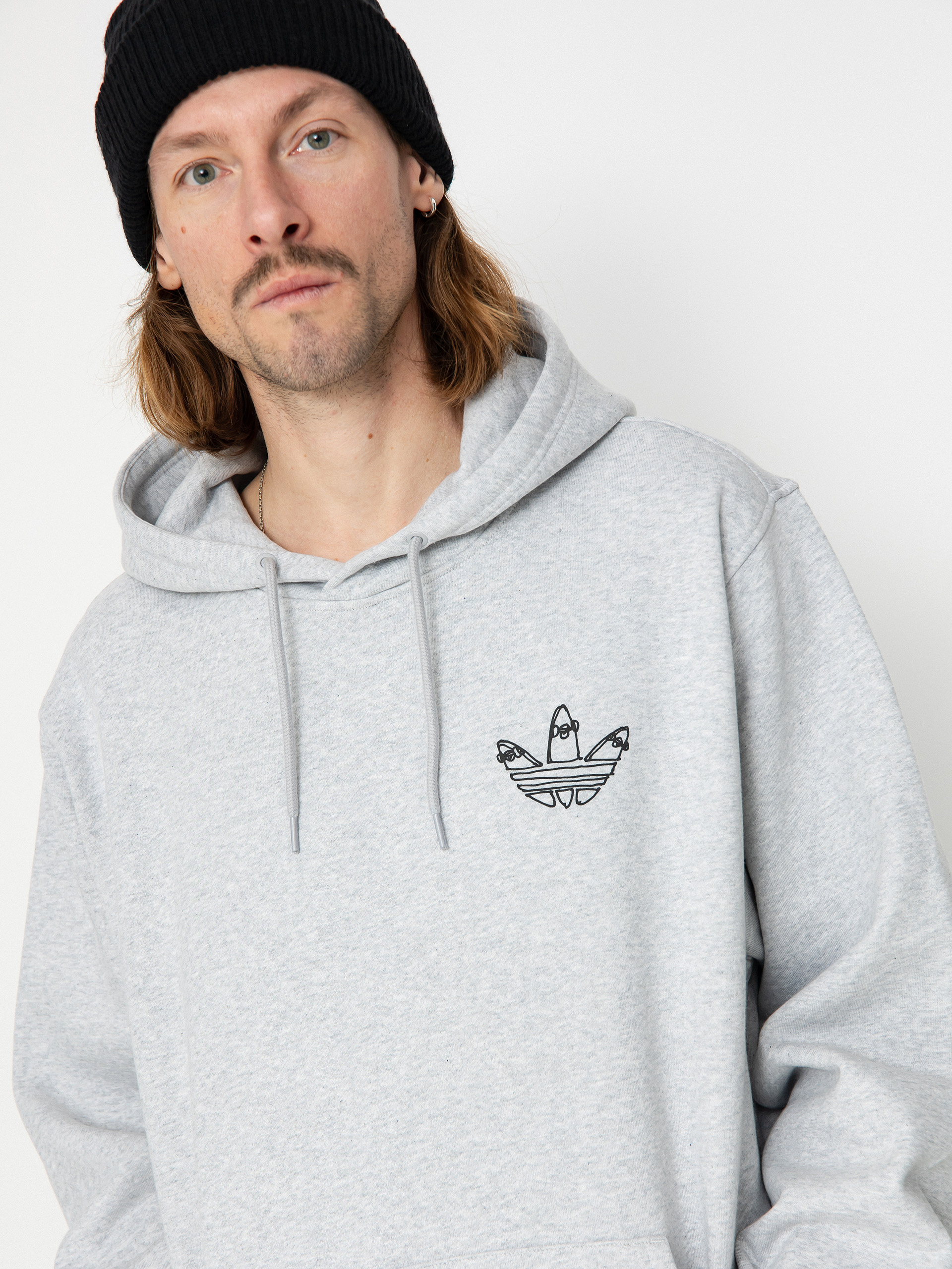 adidas Hjones HD Kapucnis pulóver (lgreyh/black)