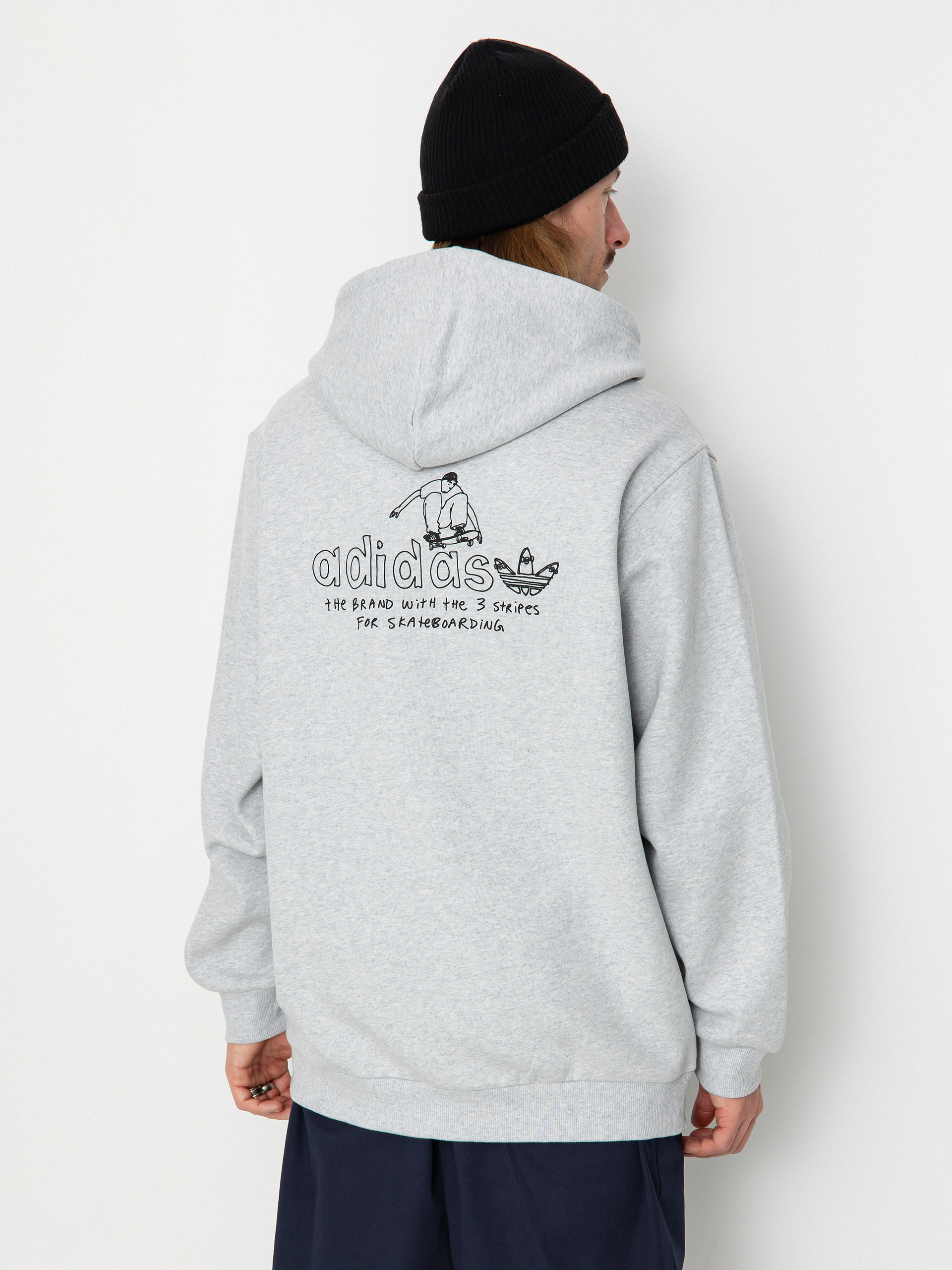 adidas Hjones HD Kapucnis pulóver (lgreyh/black)