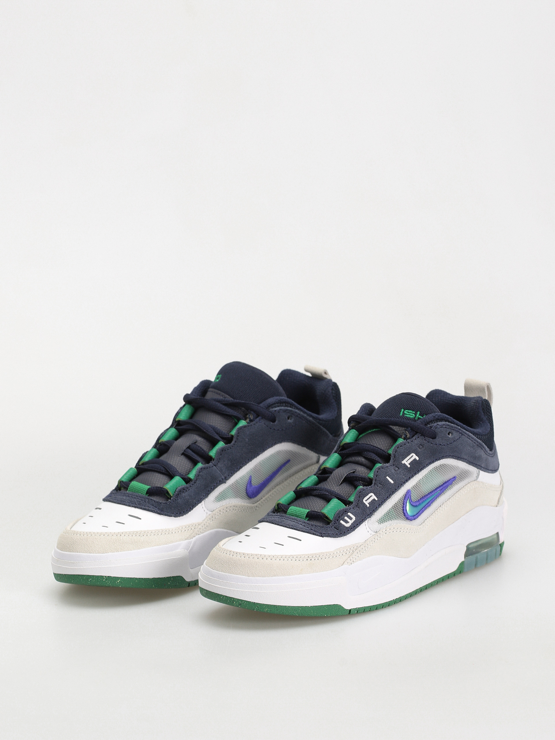 Nike SB Ishod 2 Cipők (white/persian violet obsidian pine green)