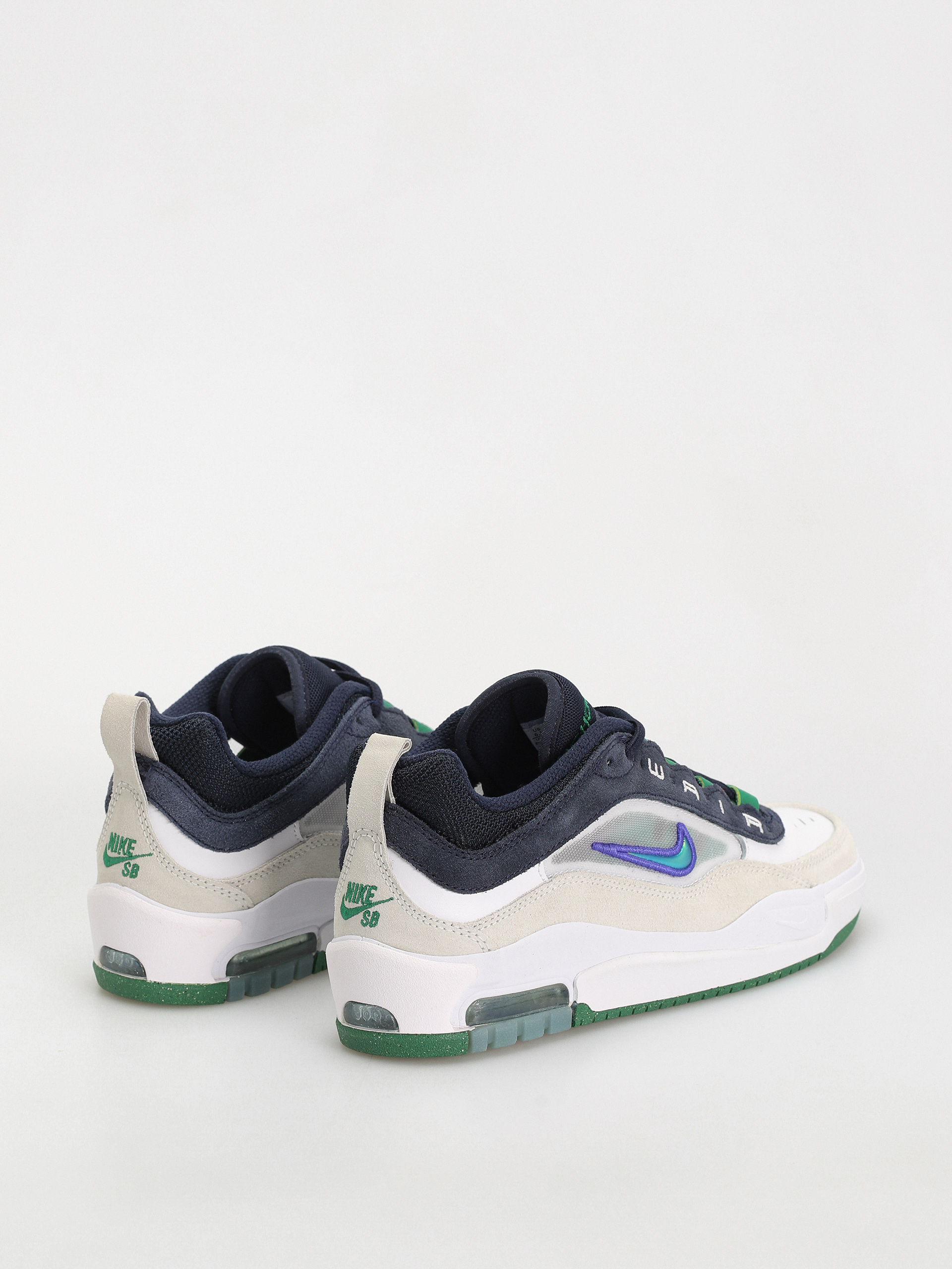Nike SB Ishod 2 Cipők (white/persian violet obsidian pine green)
