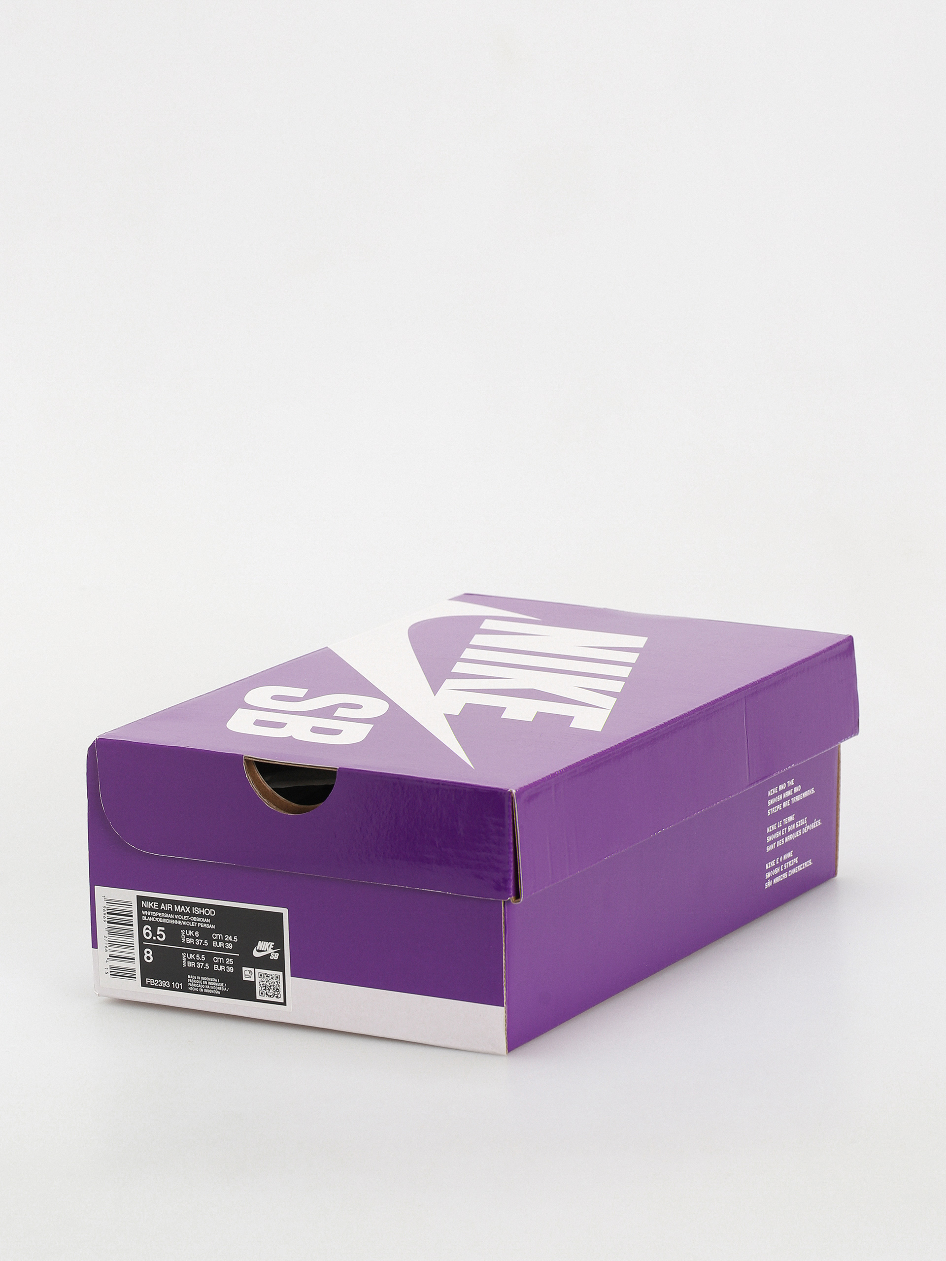 Nike SB Ishod 2 Cipők (white/persian violet obsidian pine green)