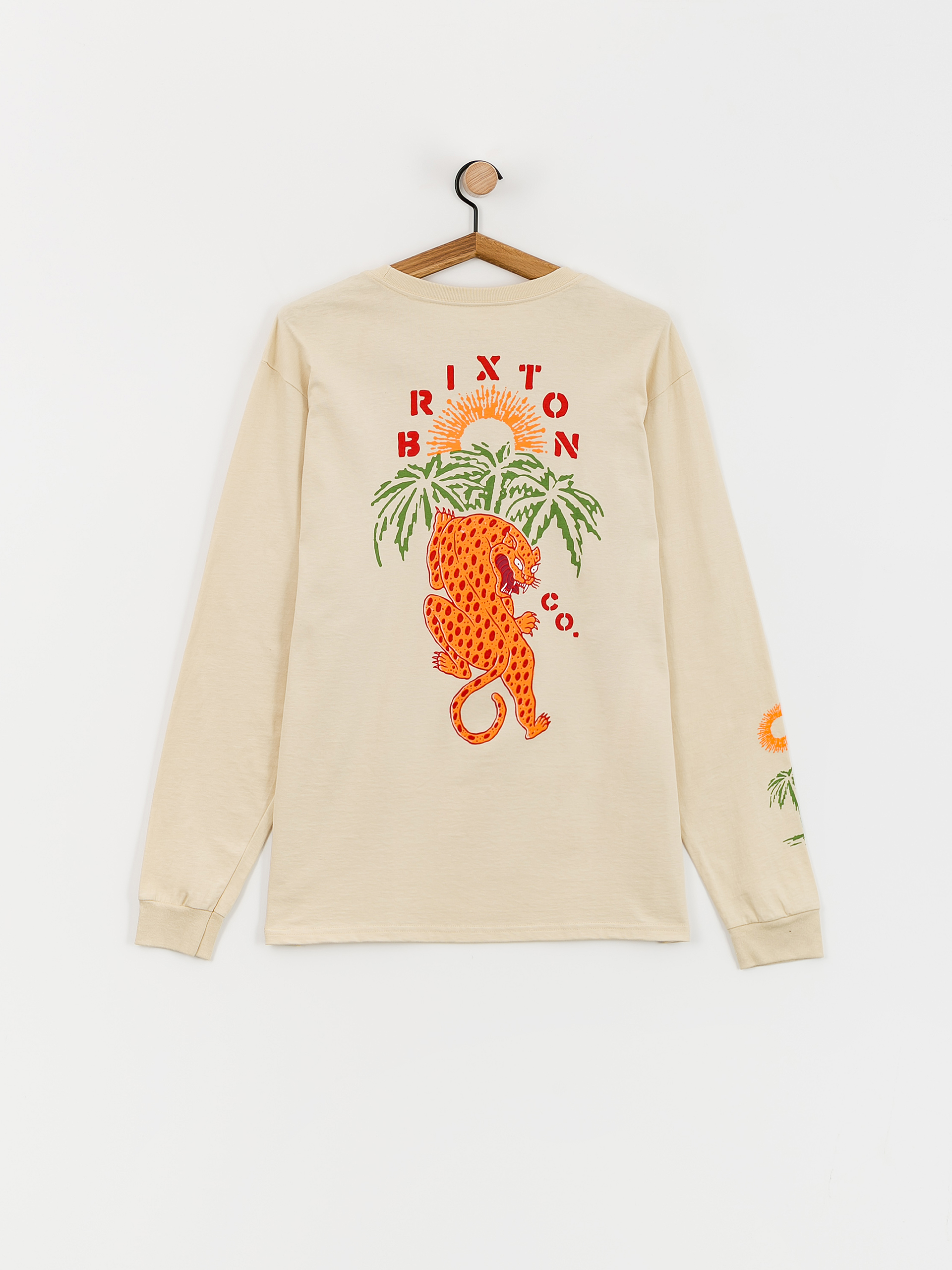 Brixton Seeks Stt Hosszú ujjú felső (cream)