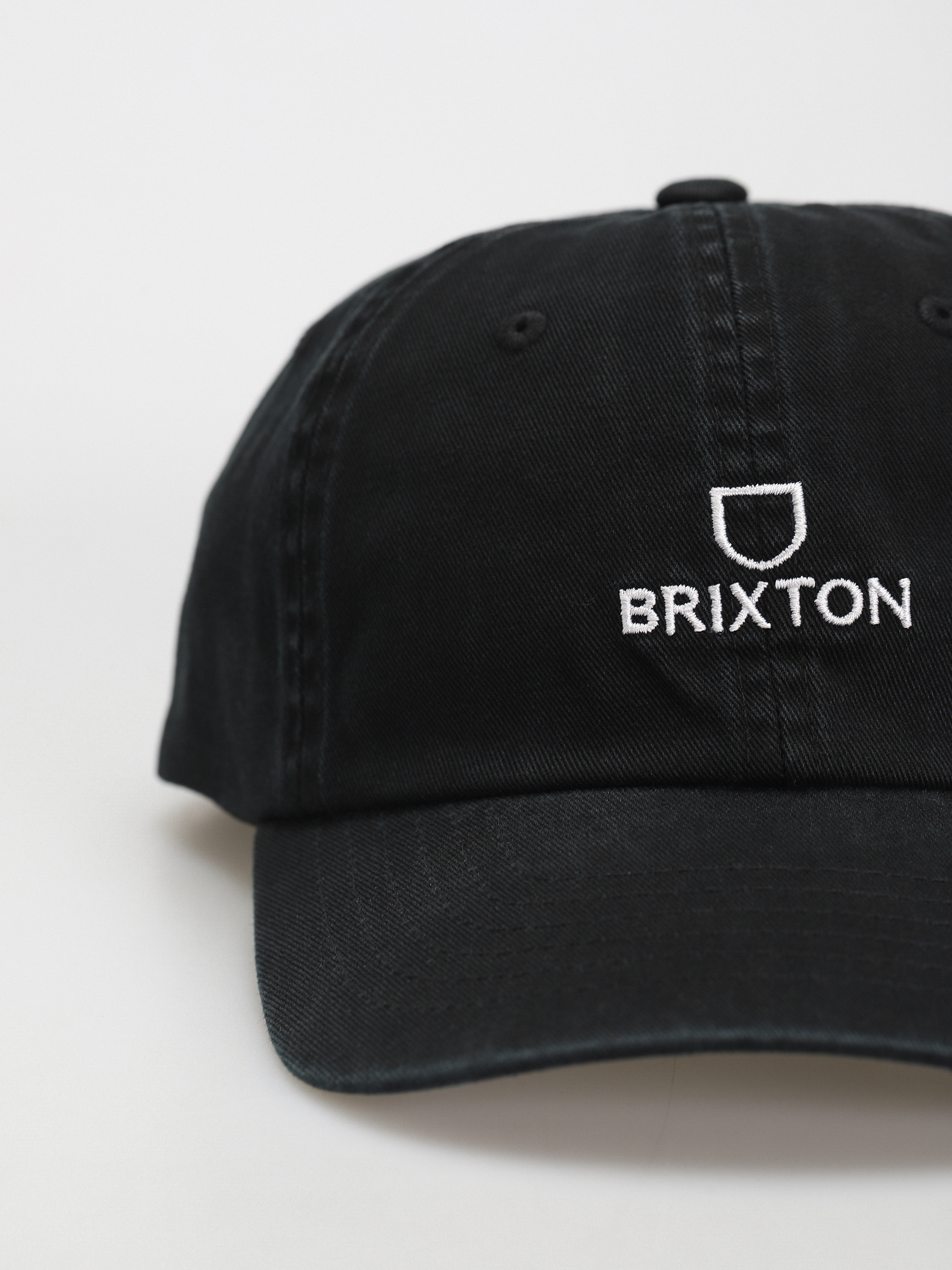Brixton Alpha Lp Cap Baseball sapka (black/white vintage wash)
