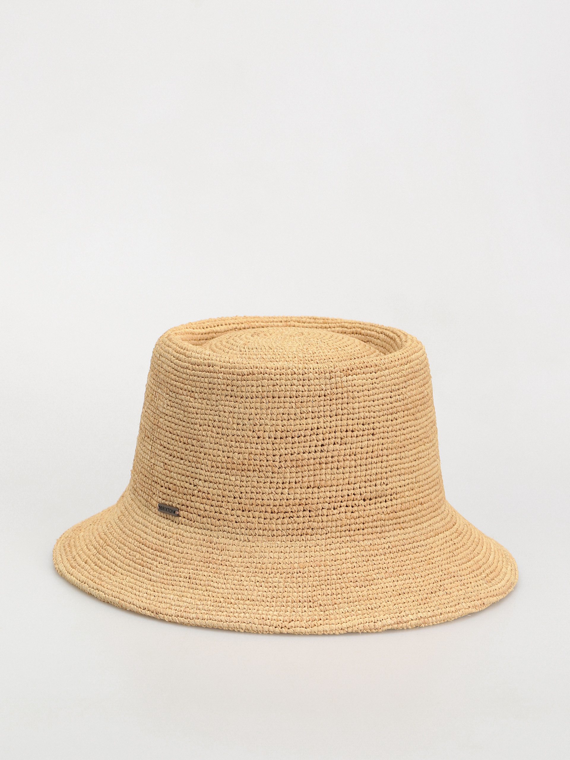 Brixton Ellee Straw Buckett Kalap Wmn (tan)