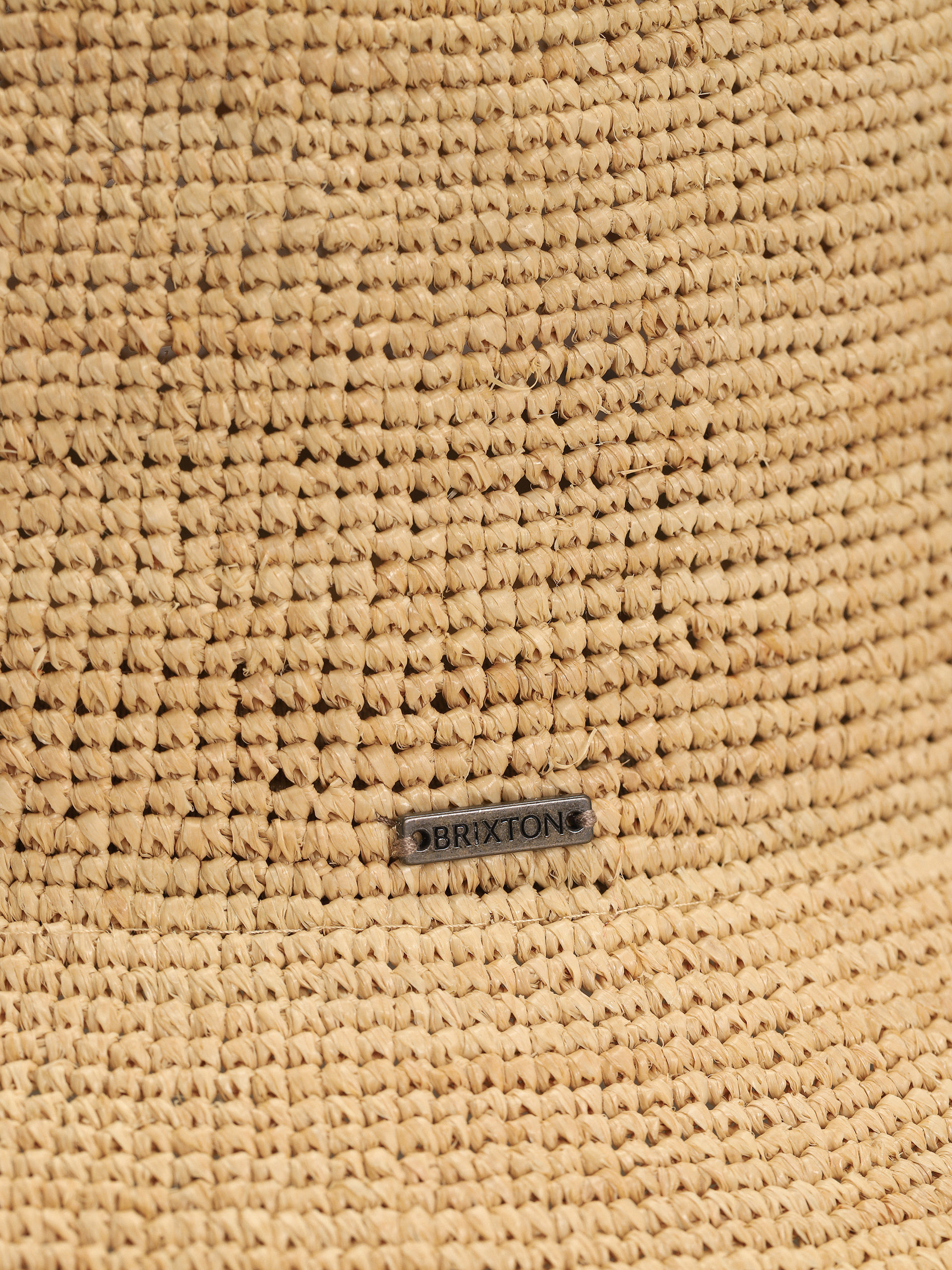 Brixton Ellee Straw Buckett Kalap Wmn (tan)