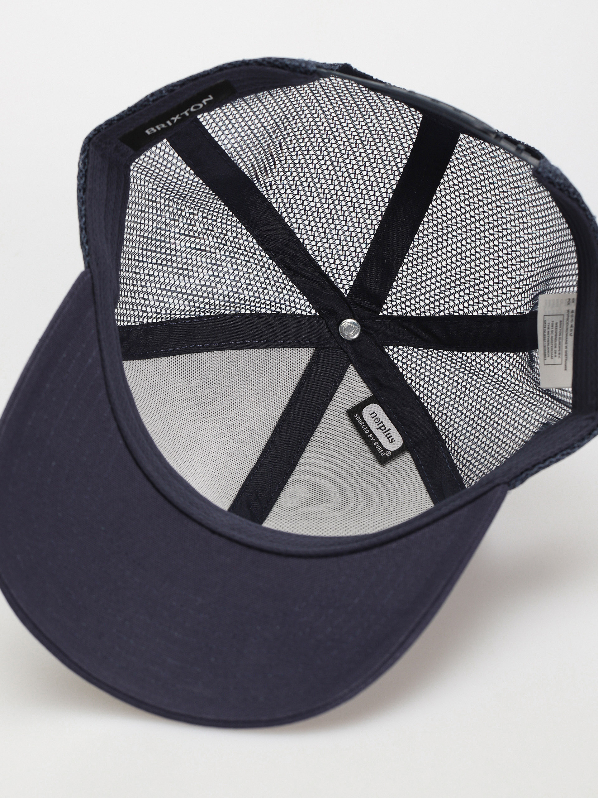 Brixton Crest X Mp Mesh Cap Baseball sapka (washed navy/navy)