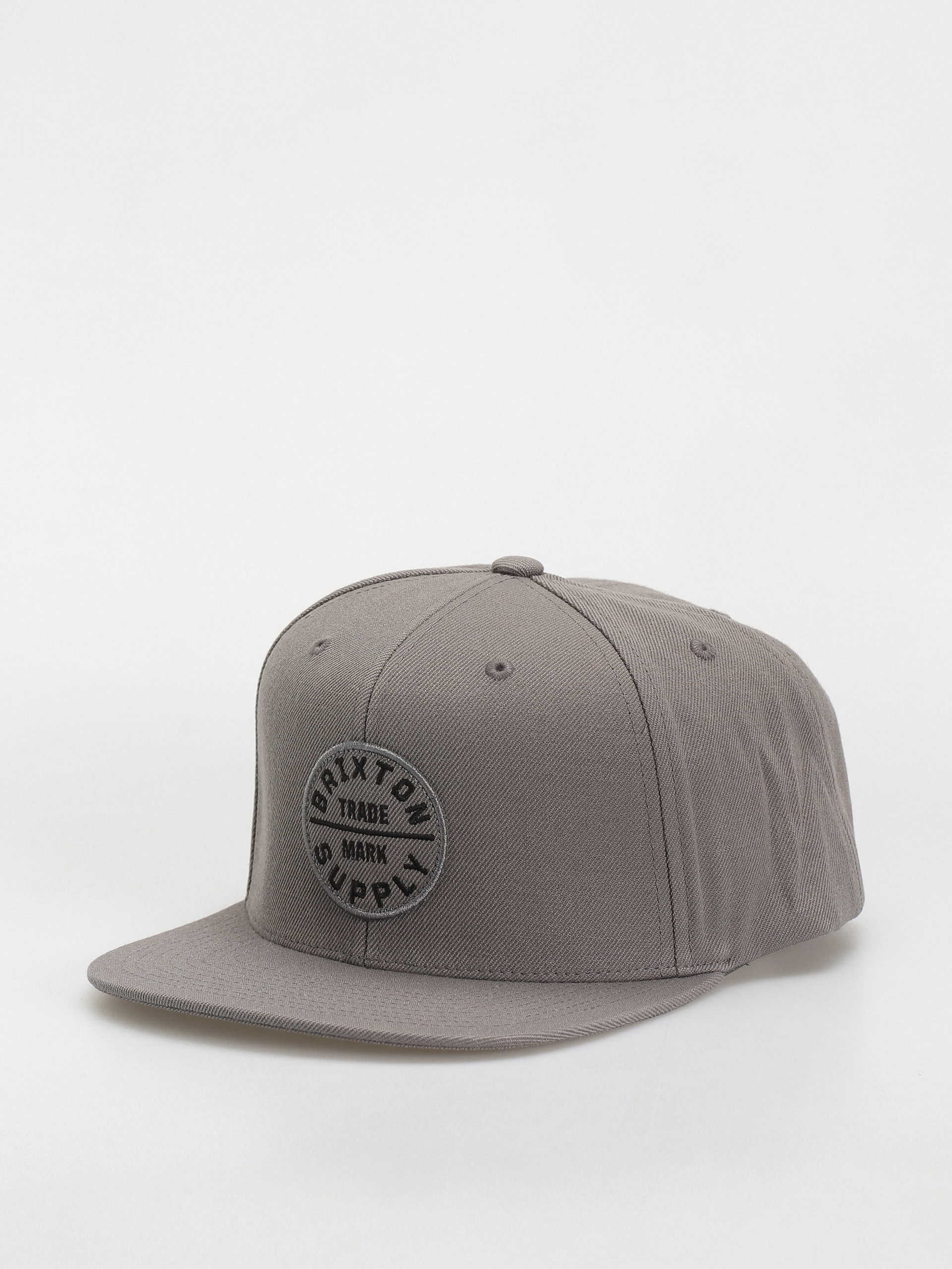Brixton Oath III Snapback Baseball sapka (charcoal/charcoal)