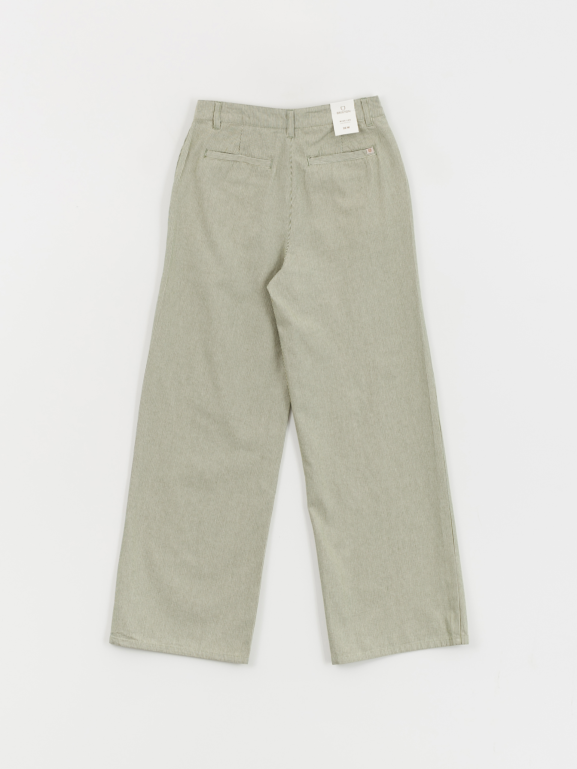 Brixton Victory Fl Wide Leg Kisnadrág Wmn (sea kelp stripe)