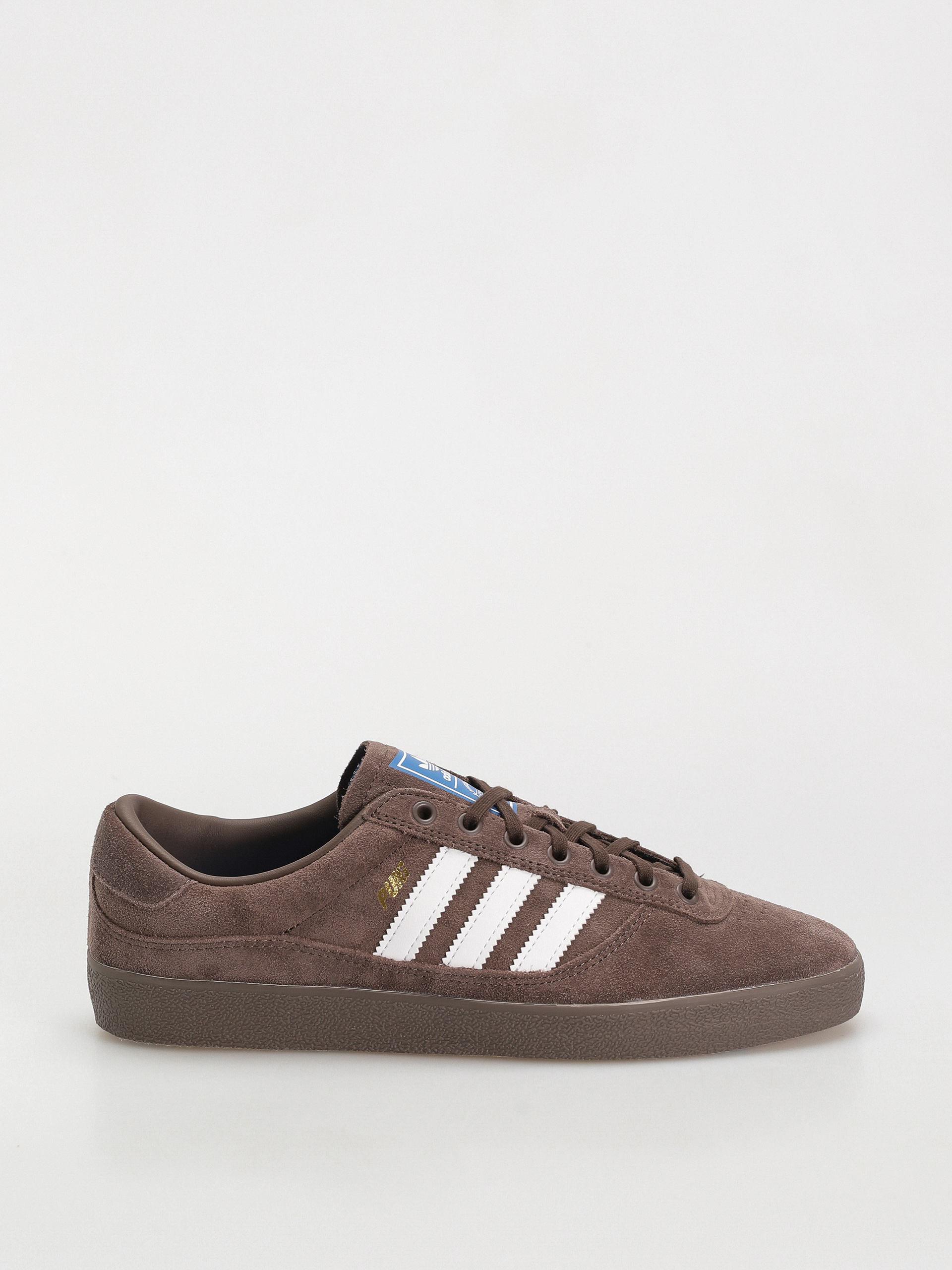adidas Puig Indoor Cipők (brown/ftwwht/blubir)