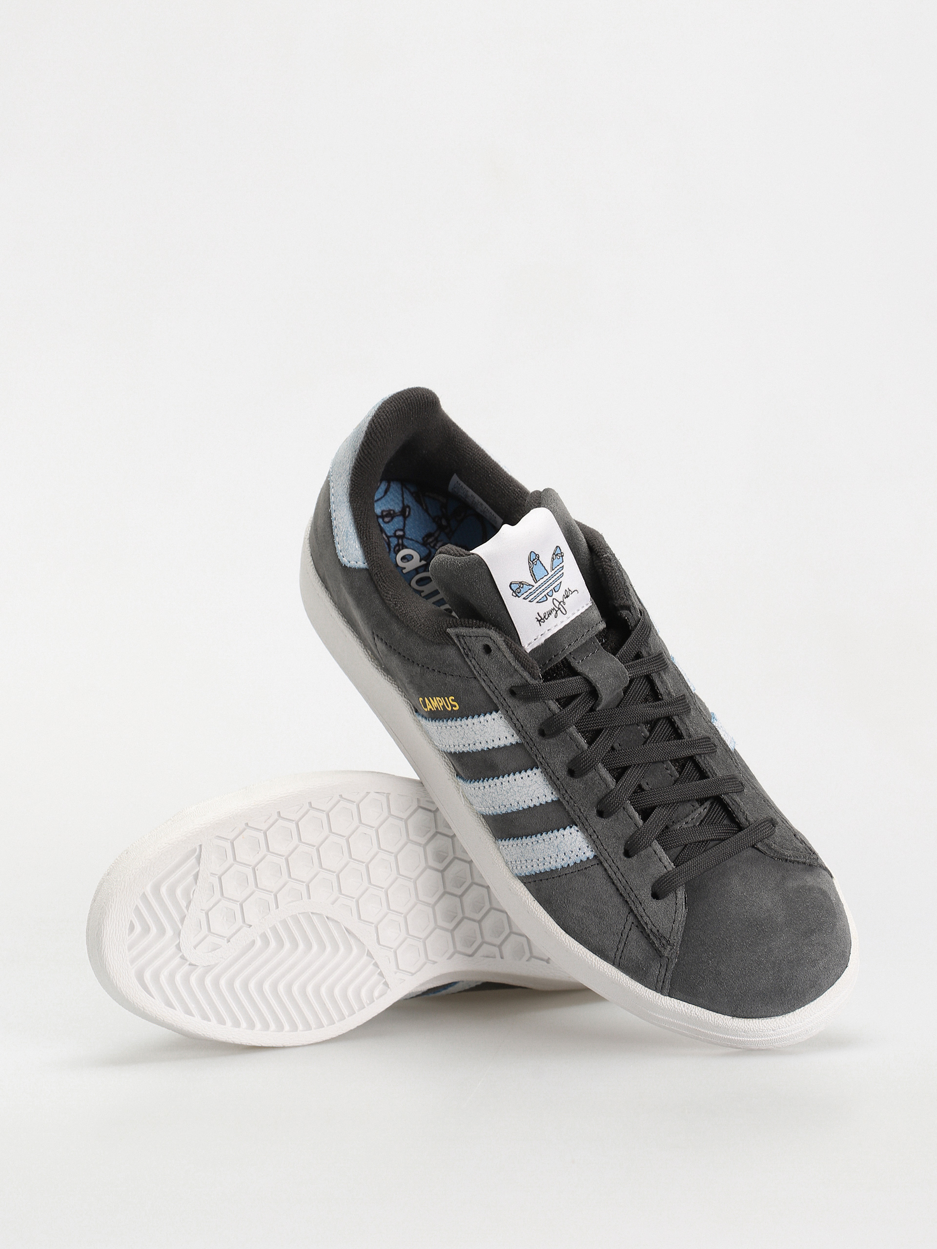 adidas X Henry Campus ADV Cipők (carbon/ftwwht/ltblue)