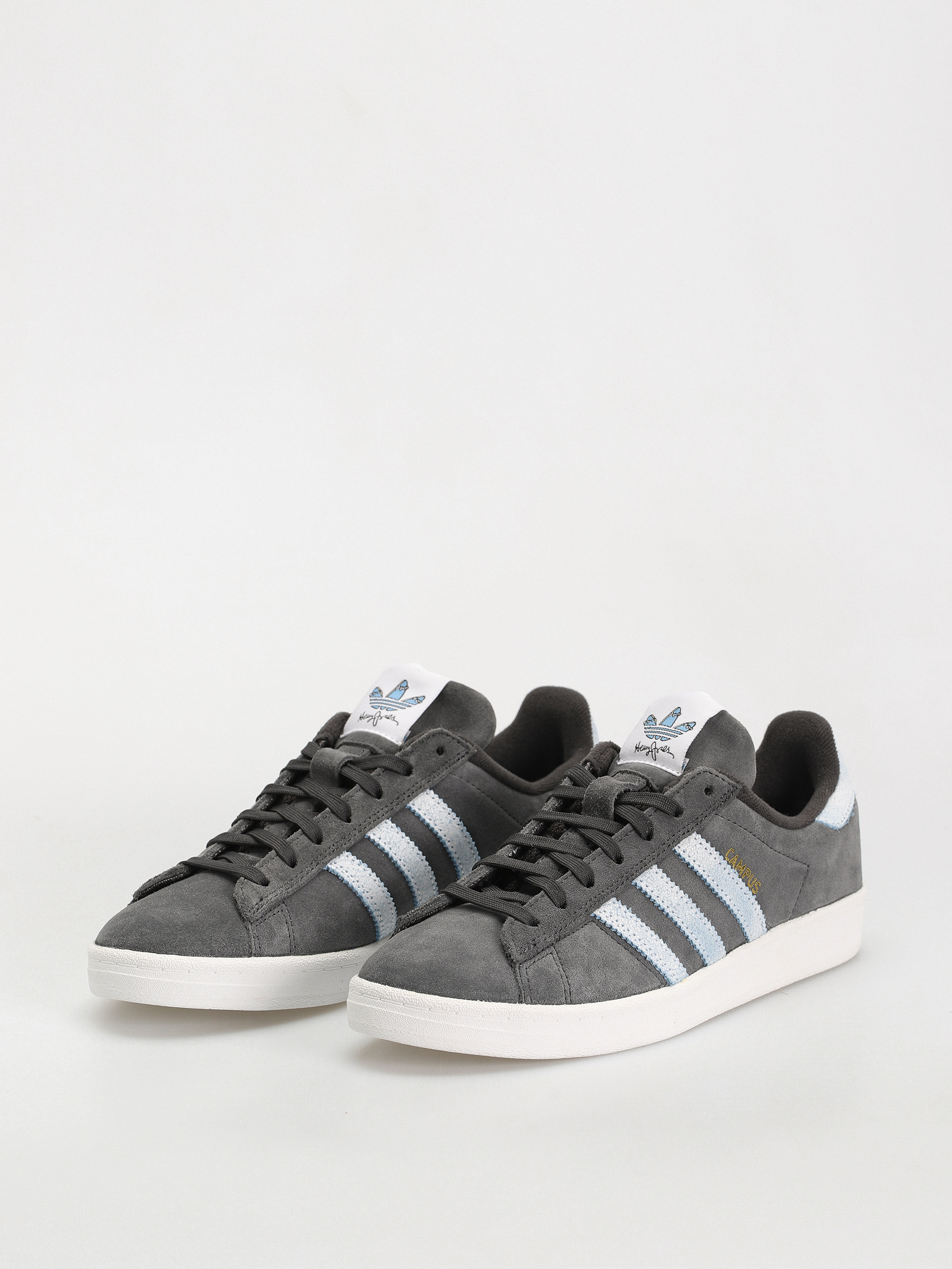 adidas X Henry Campus ADV Cipők (carbon/ftwwht/ltblue)