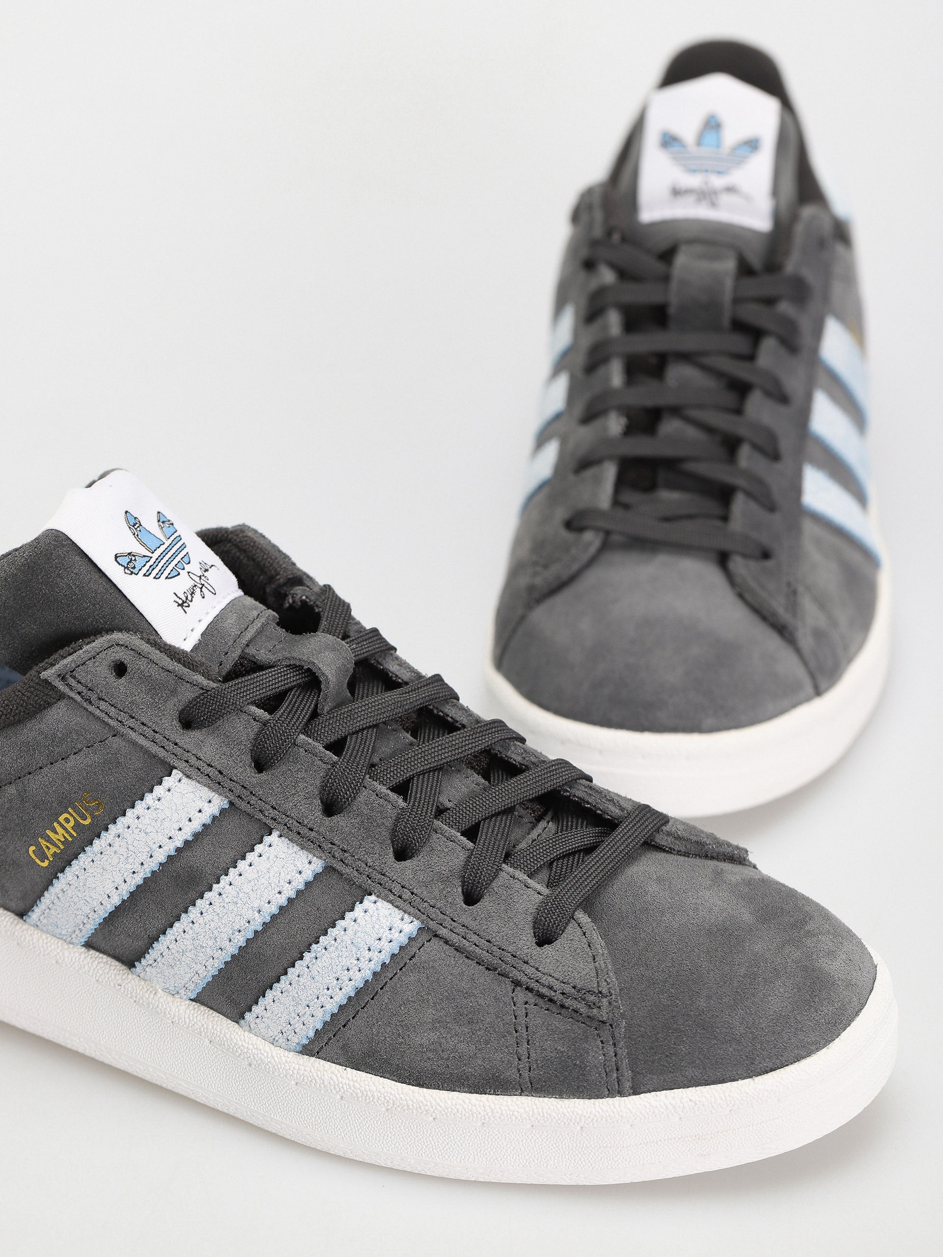 adidas X Henry Campus ADV Cipők (carbon/ftwwht/ltblue)
