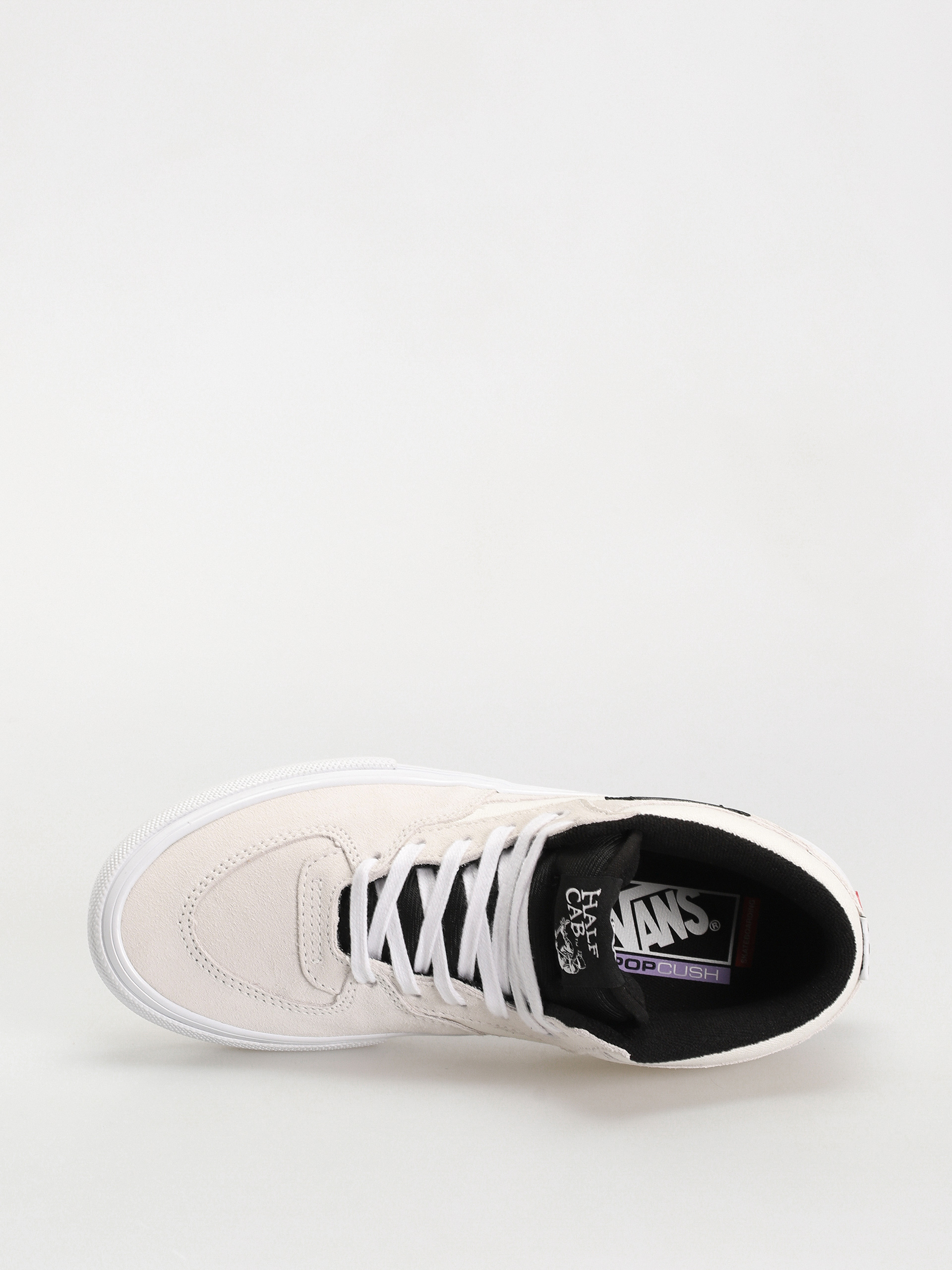 Vans Skate Half Cab Cipők (white/black)