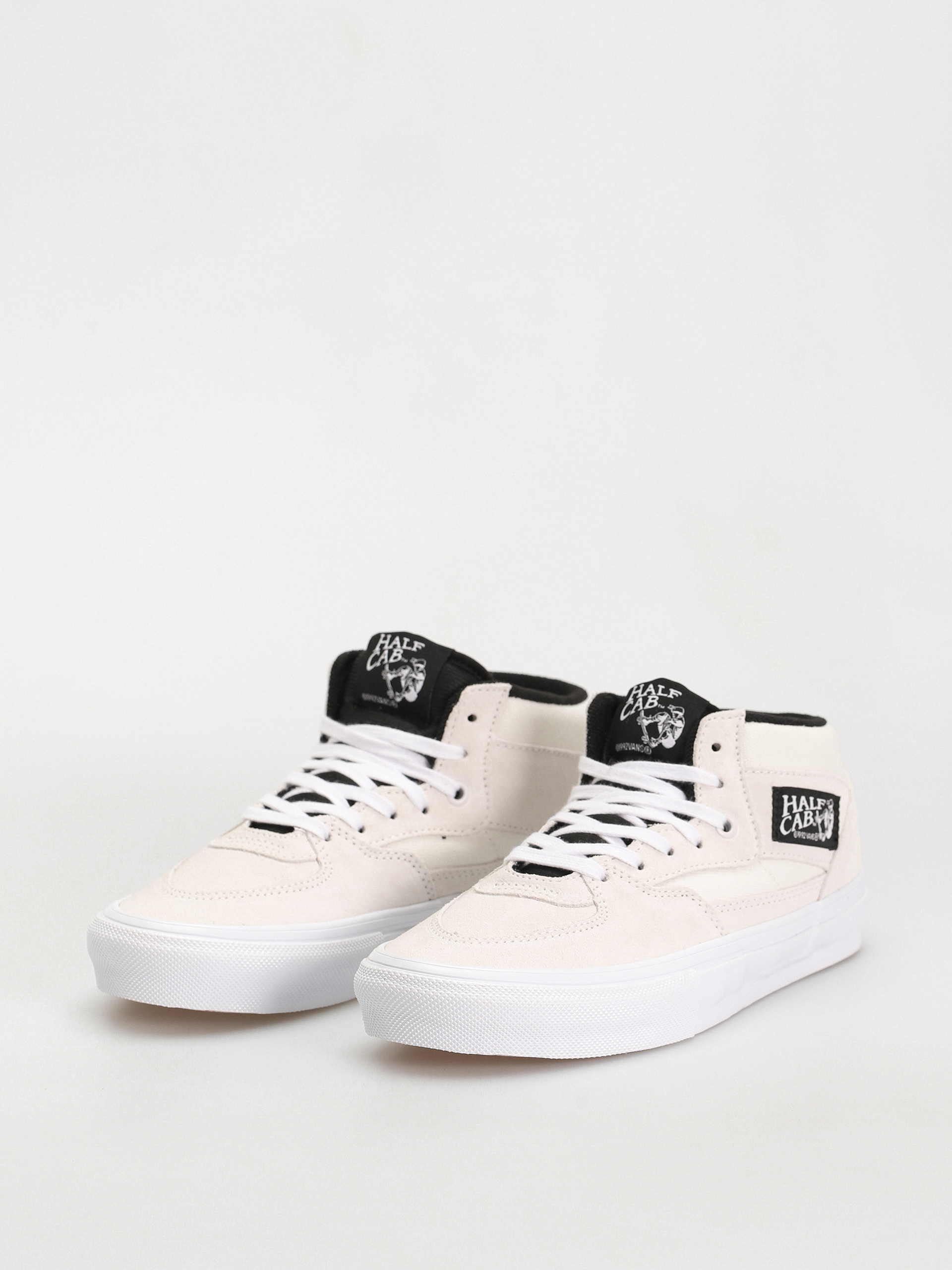 Vans Skate Half Cab Cipők (white/black)